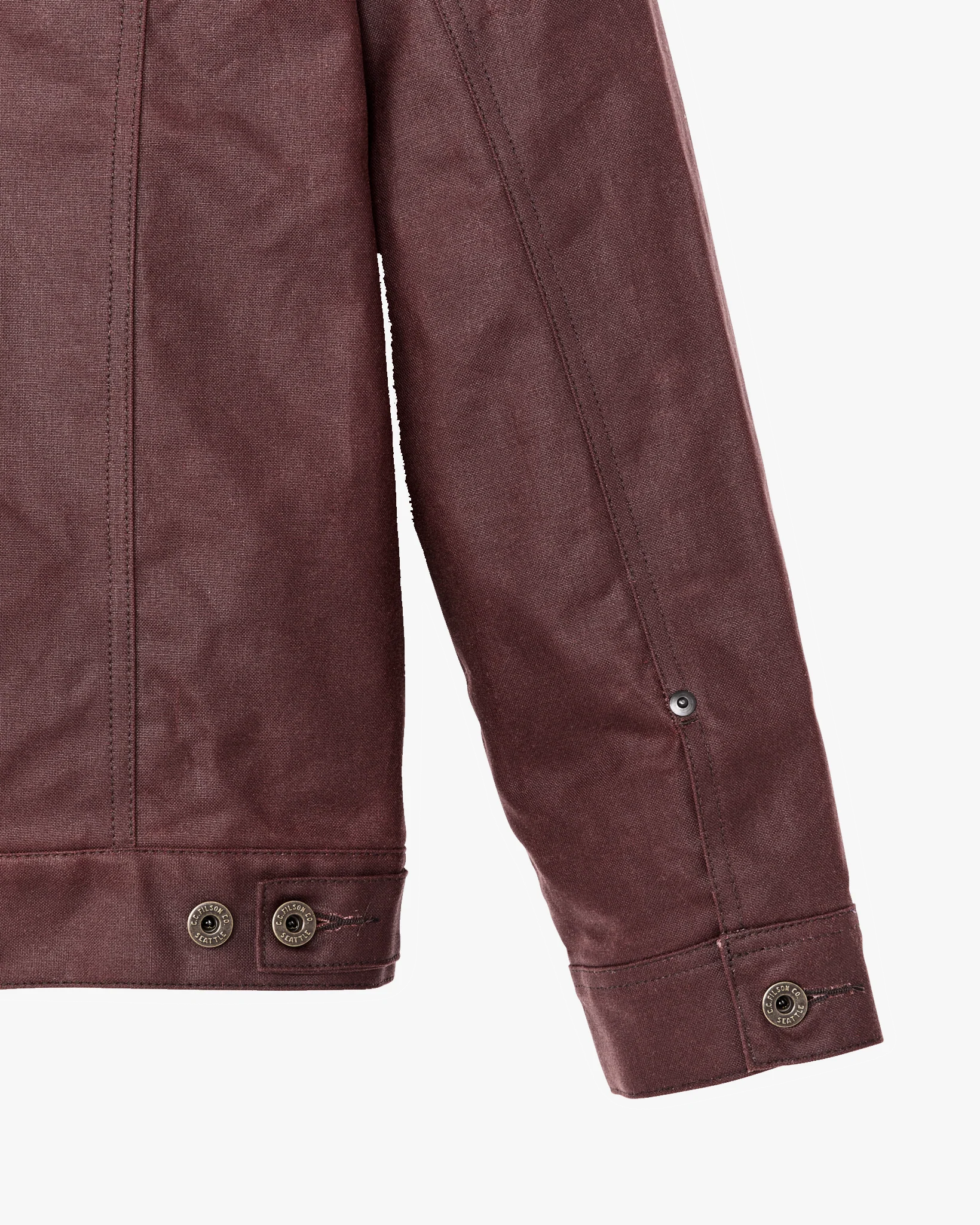 Filson Tin Cloth Short Lined Cruiser Jacket - Fired Brick - Image 7