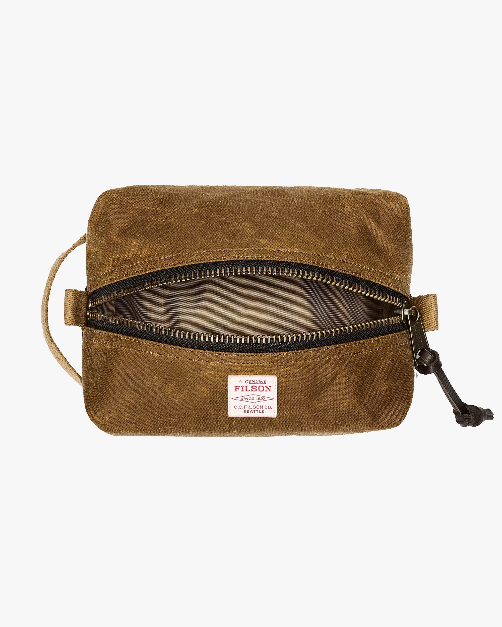 Filson Tin Cloth Travel Kit - Dark Tan - Image 2