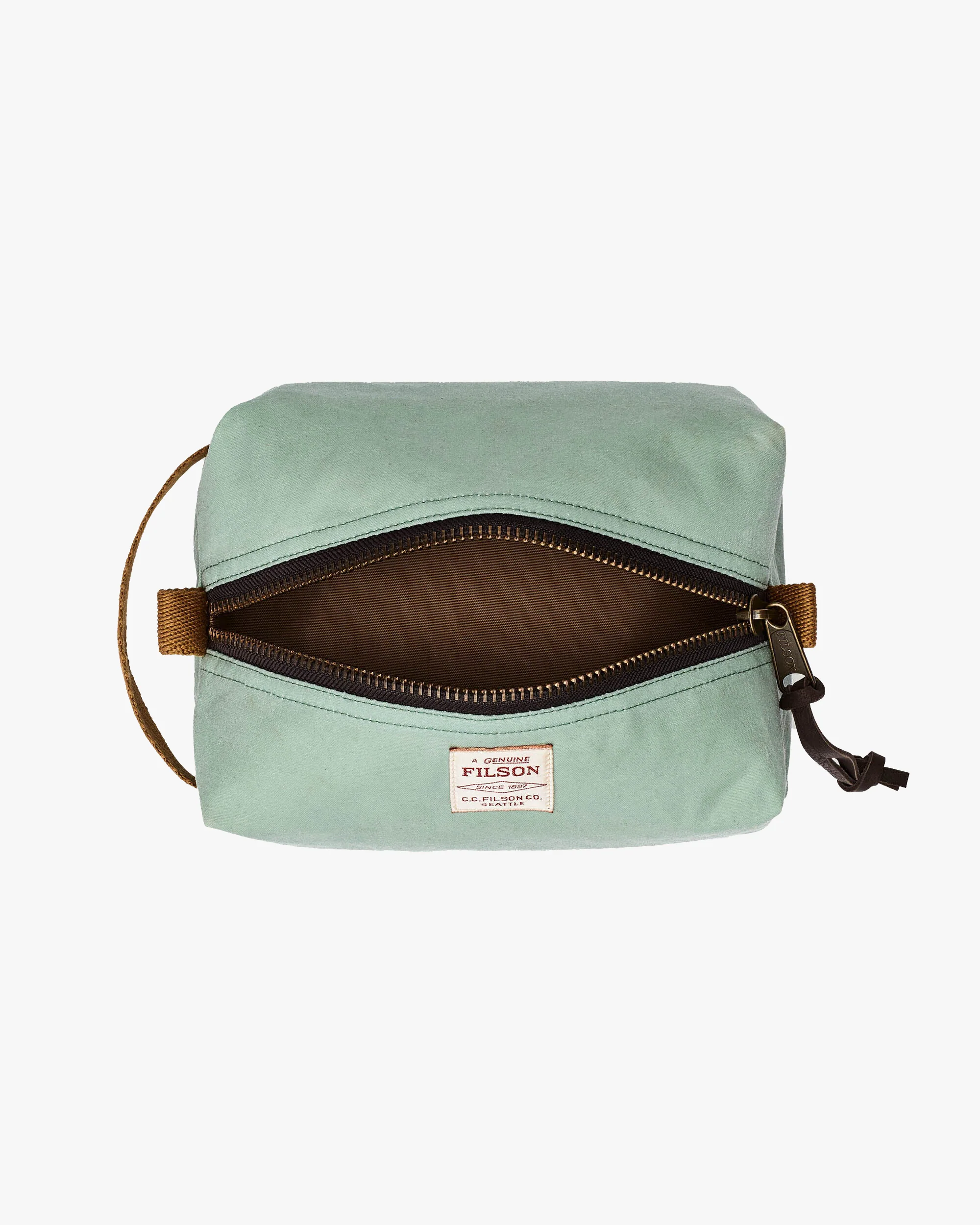 Filson Tin Cloth Travel Kit - Granite Green - Image 2