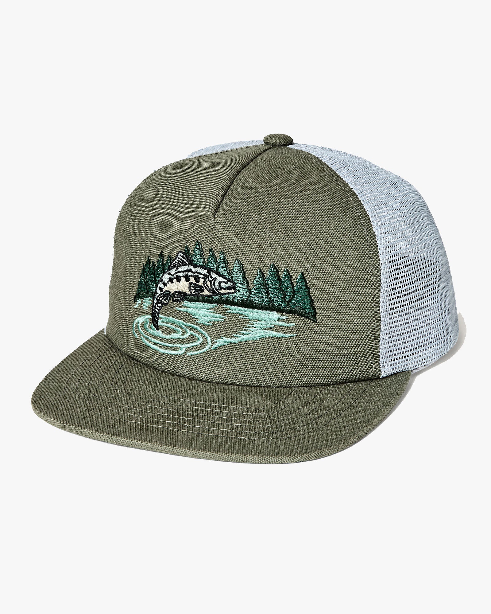 Filson Trout Trucker Mesh Cap - Dusty Pine
