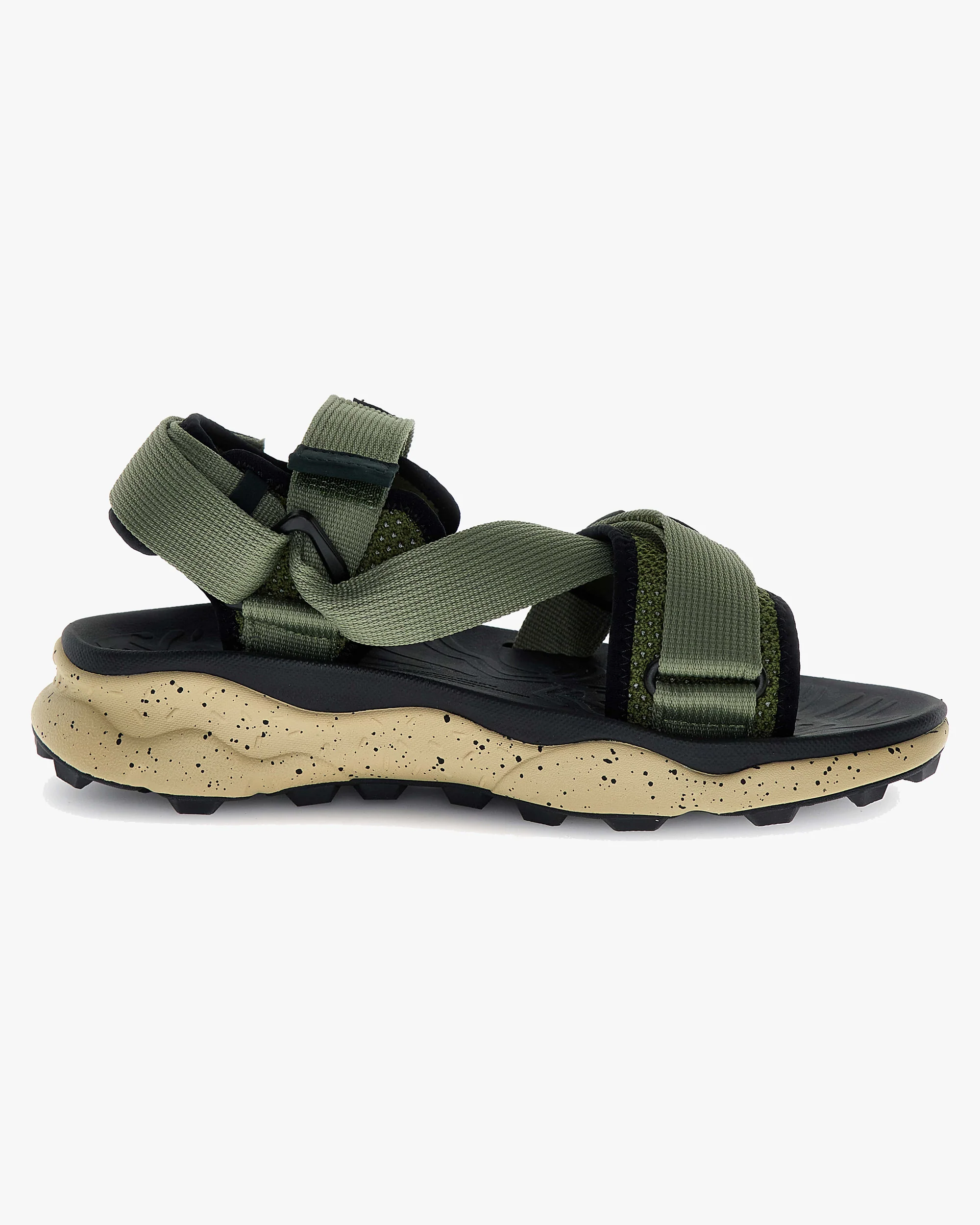 Flower Mountain Nazca 2 Suede & Nylon Mesh Sandals - Military - Image 3