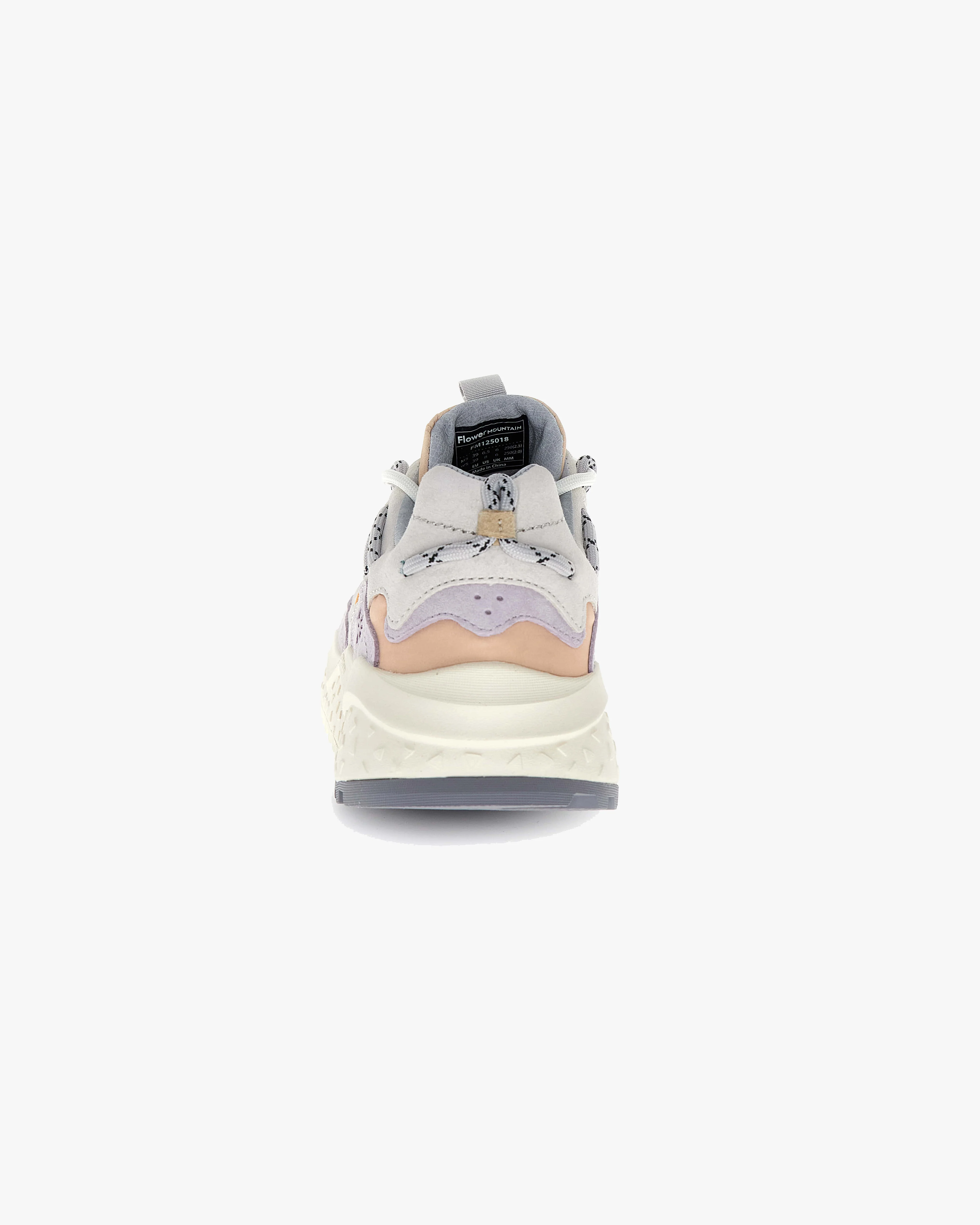 Flower Mountain Womens Yamabushi Suede & Nylon Ripstop - Off White / Pale Lilac - Image 5