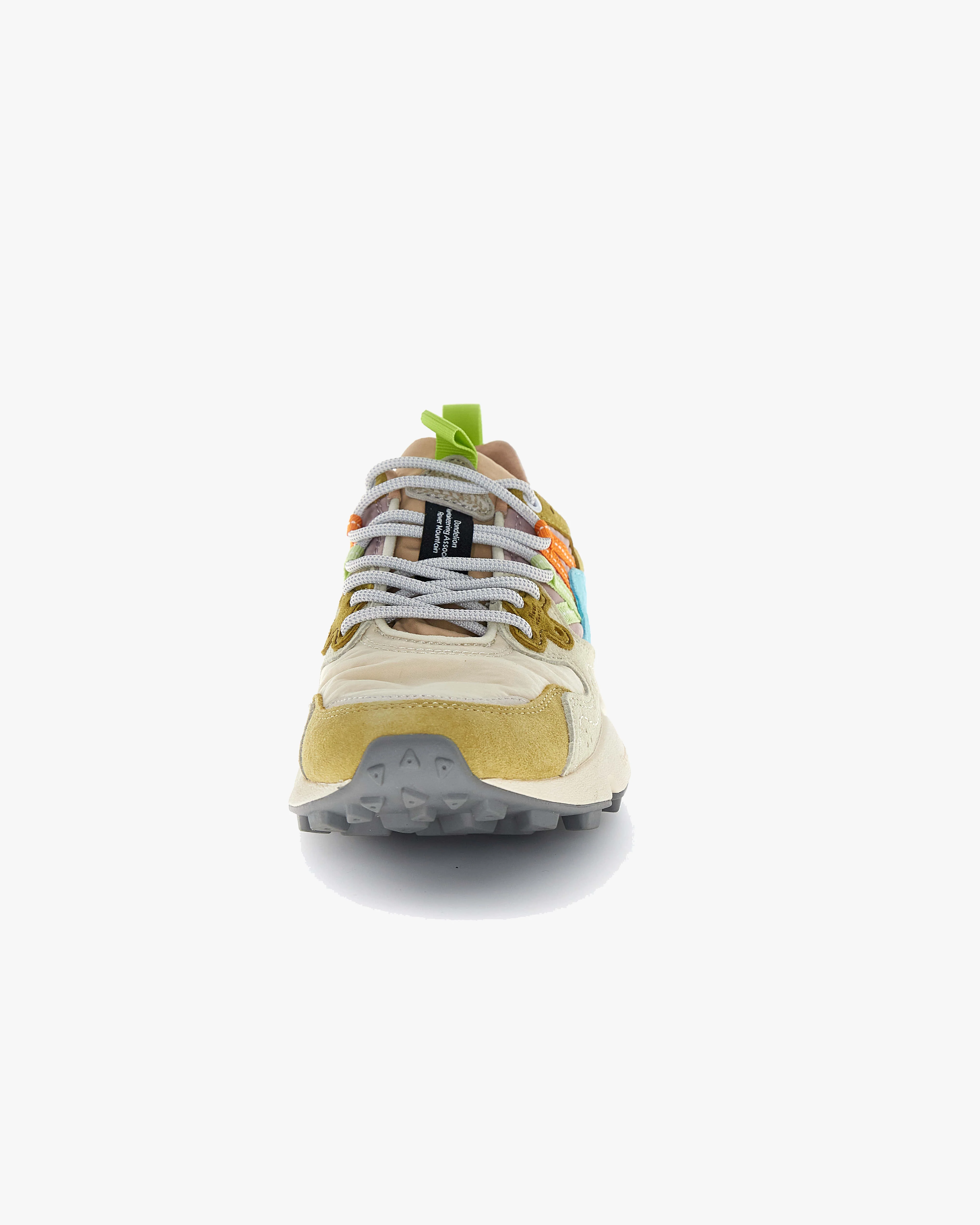 Flower Mountain Womens Yamano 3 Suede & Nylon - Cream / Milk / Light Blue - Image 4