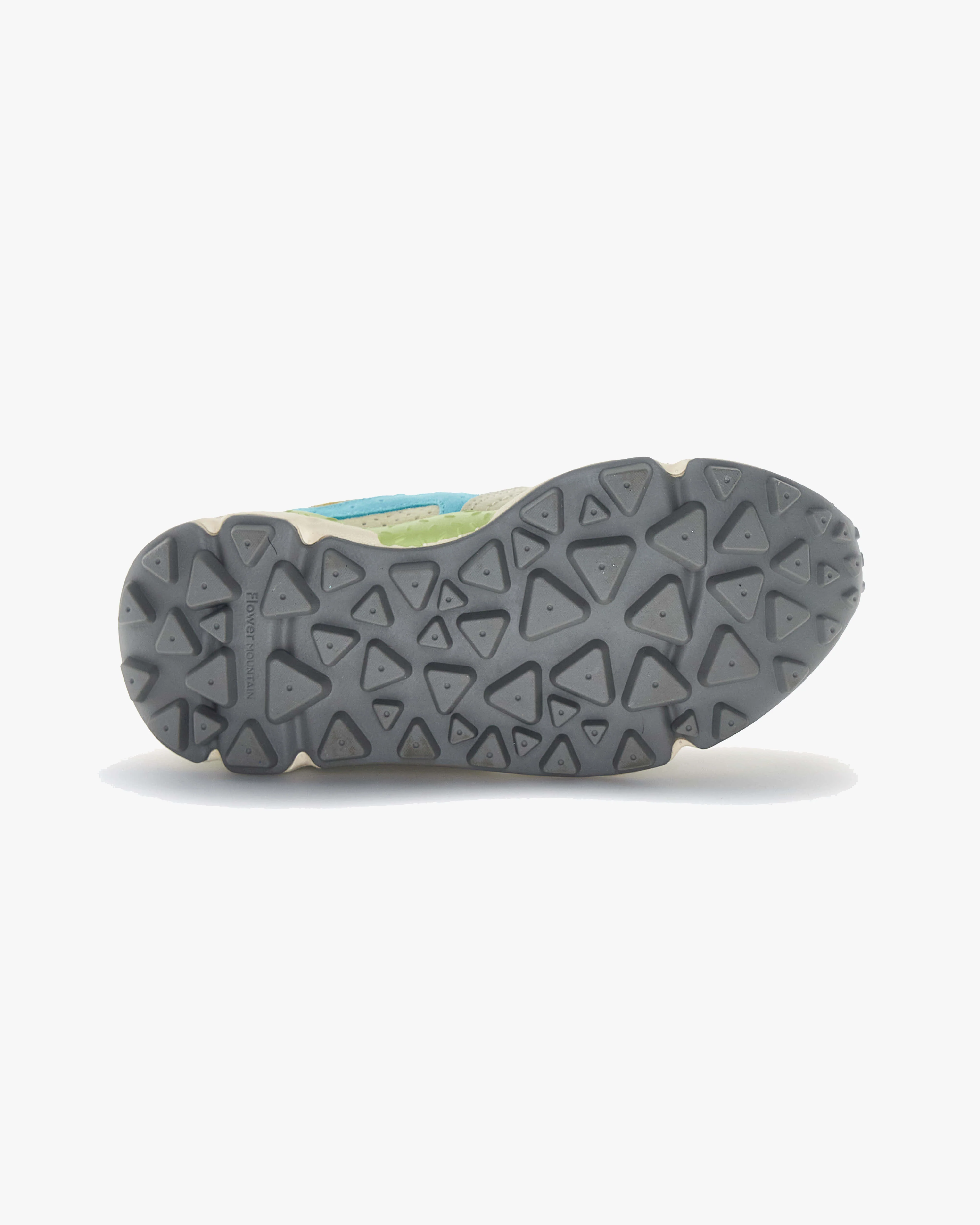 Flower Mountain Womens Yamano 3 Suede & Nylon - Cream / Milk / Light Blue - Image 6