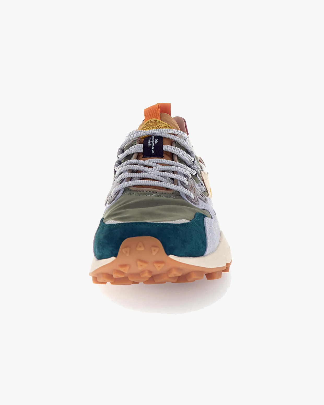 Flower Mountain Yamano 3 Suede & Nylon - Dark Petrol / Light Grey / Mud - Image 4