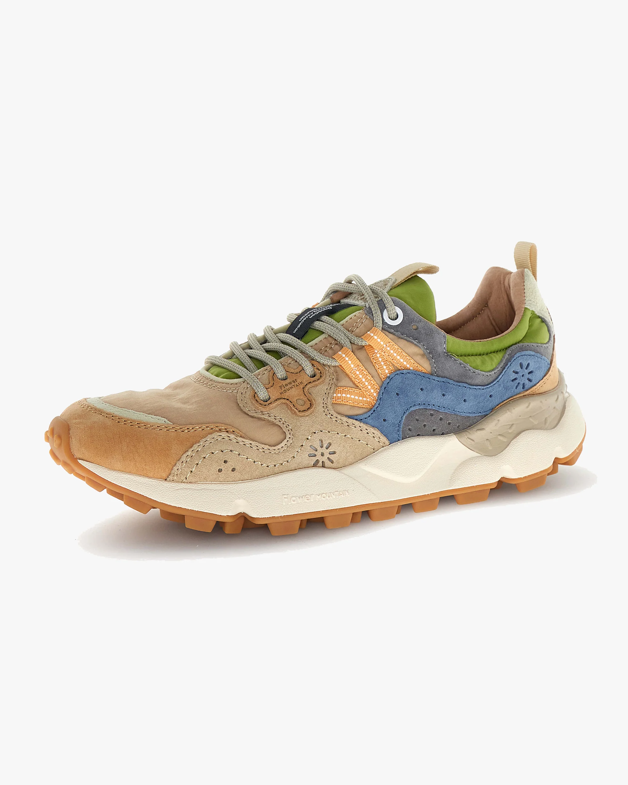 Flower Mountain Yamano 3 Suede & Nylon - Golden Heart / Ginger / Beige - Image 2