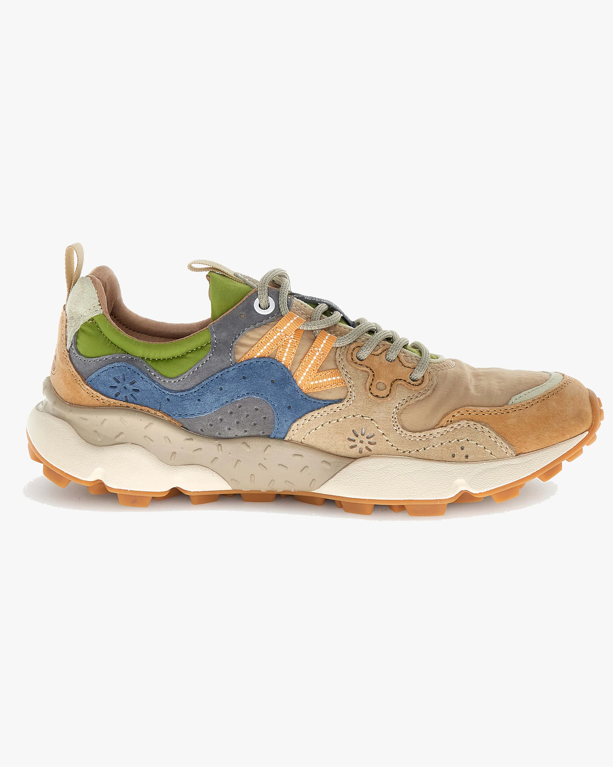 Flower Mountain Yamano 3 Suede & Nylon - Golden Heart / Ginger / Beige - Image 3