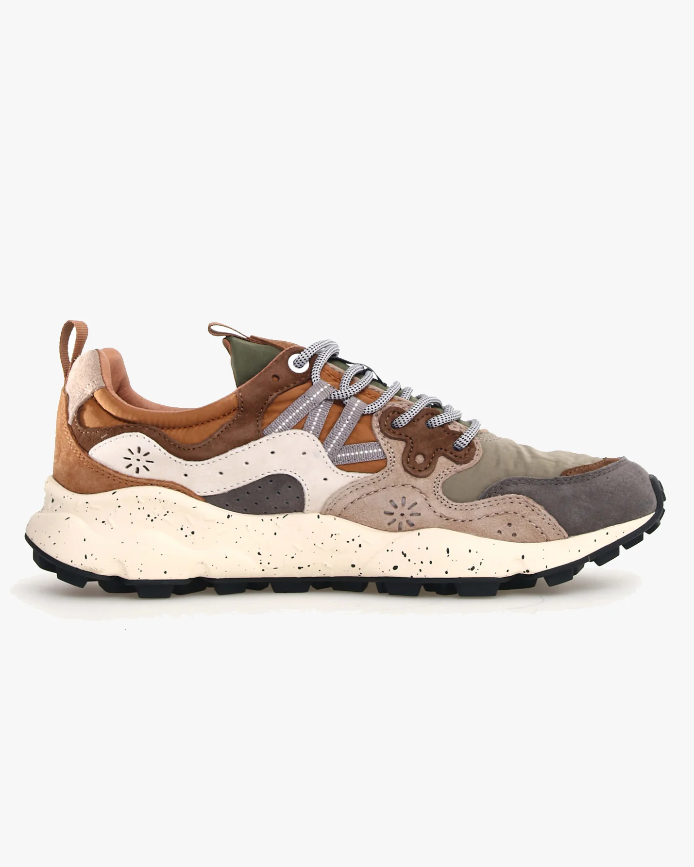 Flower Mountain Yamano 3 Suede & Nylon - Grey / Onion - Image 2