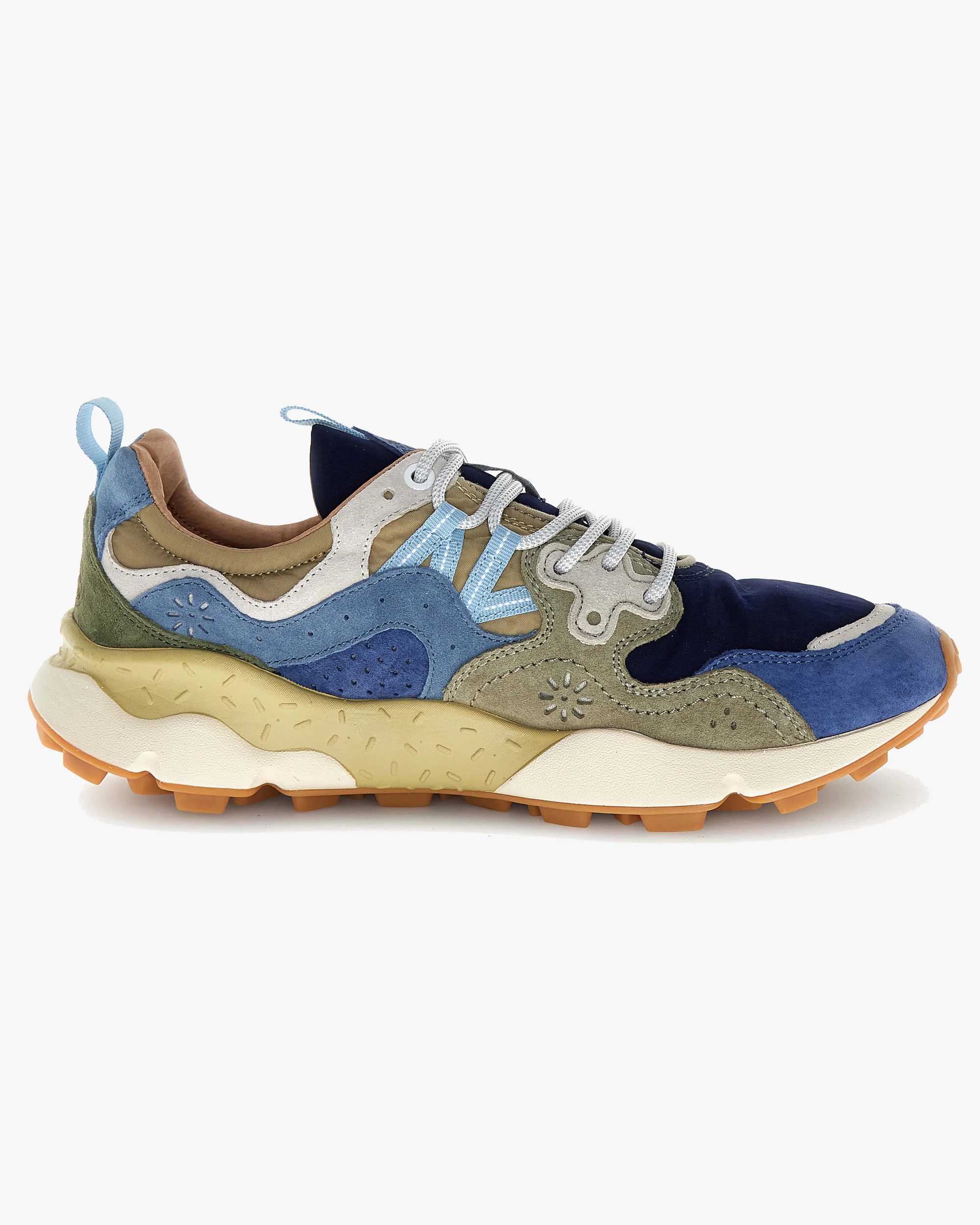 Flower Mountain Yamano 3 Suede & Nylon - Navy / Blue / Khaki - Image 3
