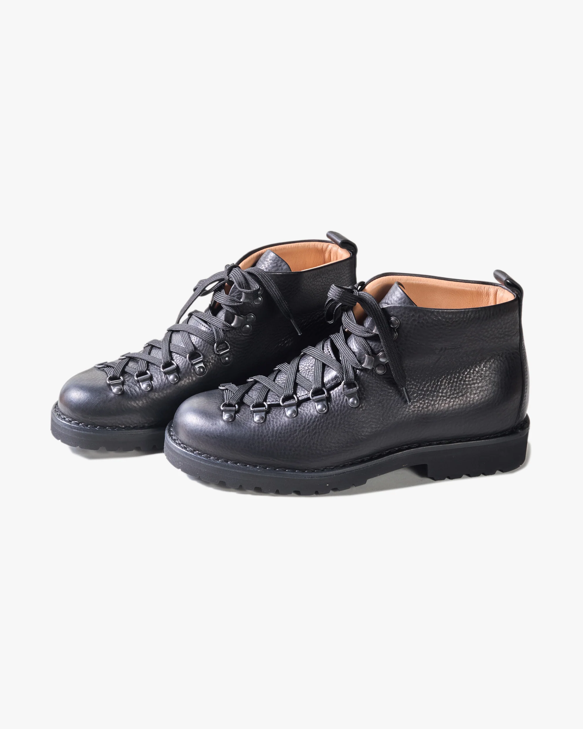 Fracap M120 Magnifico Leather Boots - Black / Black Roccia Sole - Image 3