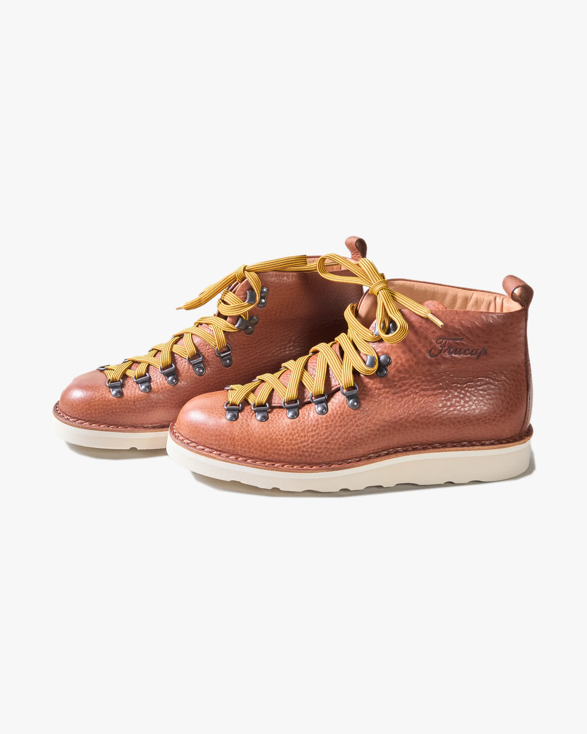 Fracap M120 Magnifico Leather Boots - Cotto / White Cristy Sole - Image 3