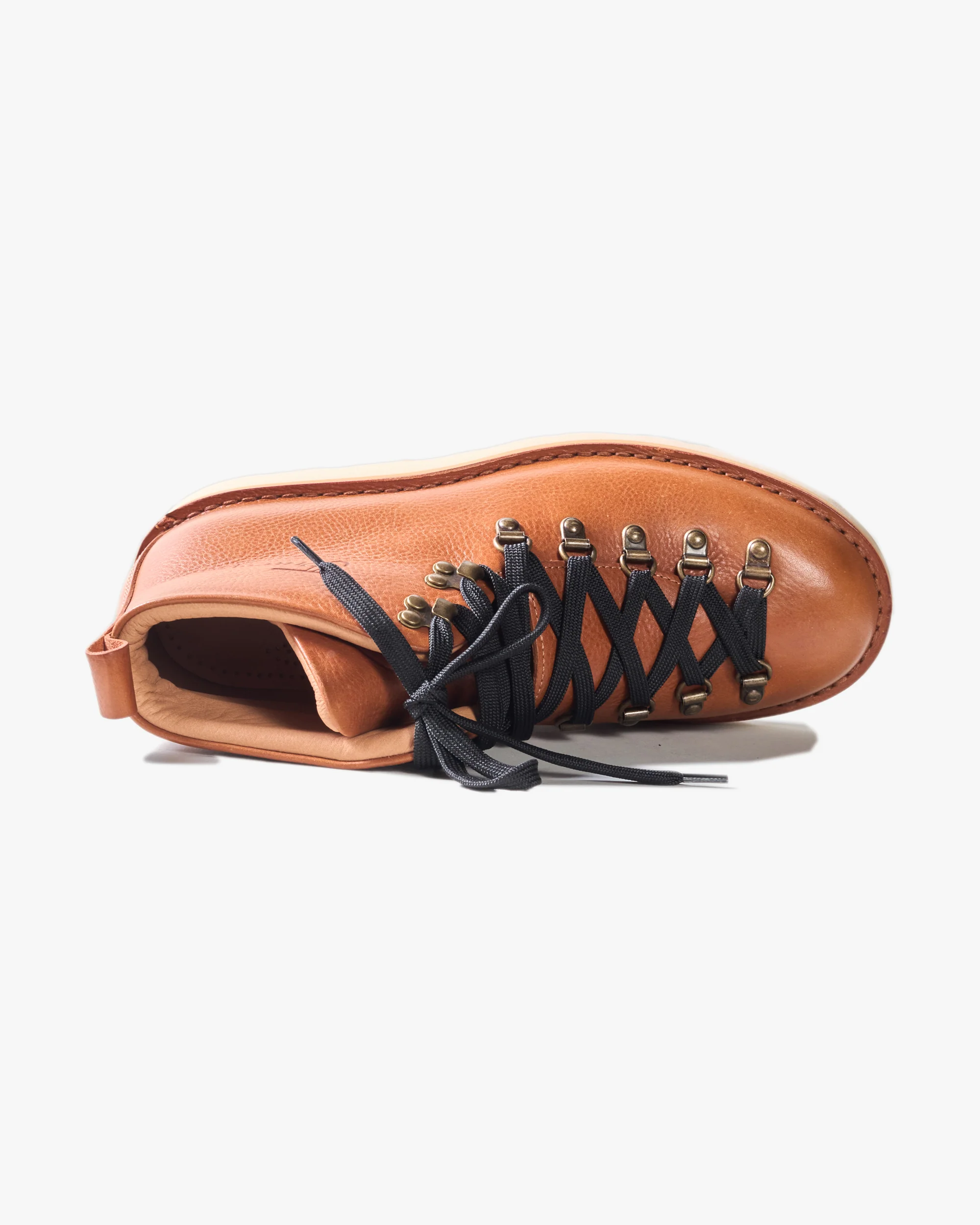 Fracap M120 Magnifico Leather Boots - Faggio / Beige Cristy Sole - Image 4