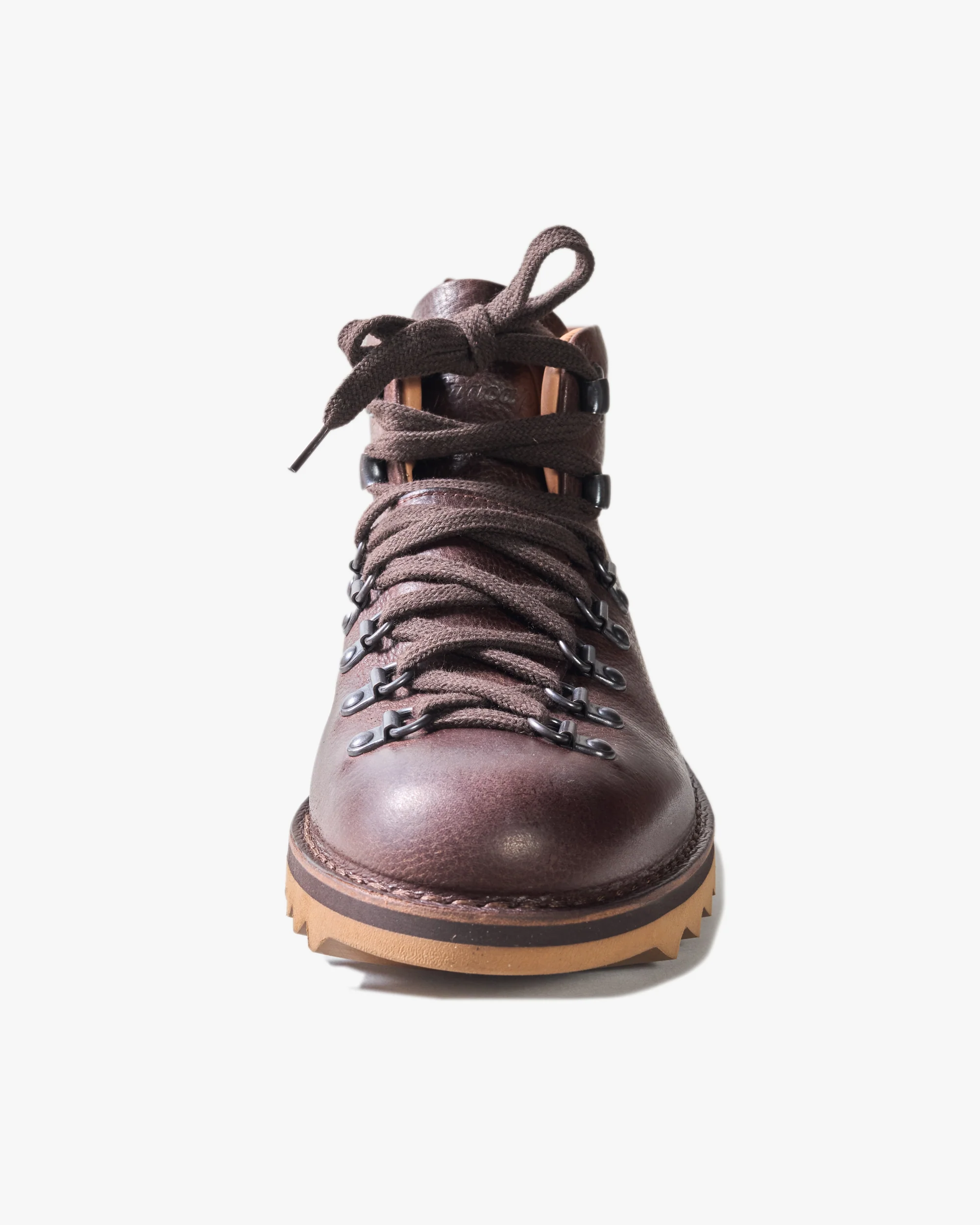 Fracap M120 Magnifico Leather Boots - Testa Di Moro / Ambra Ripple Sole - Image 6