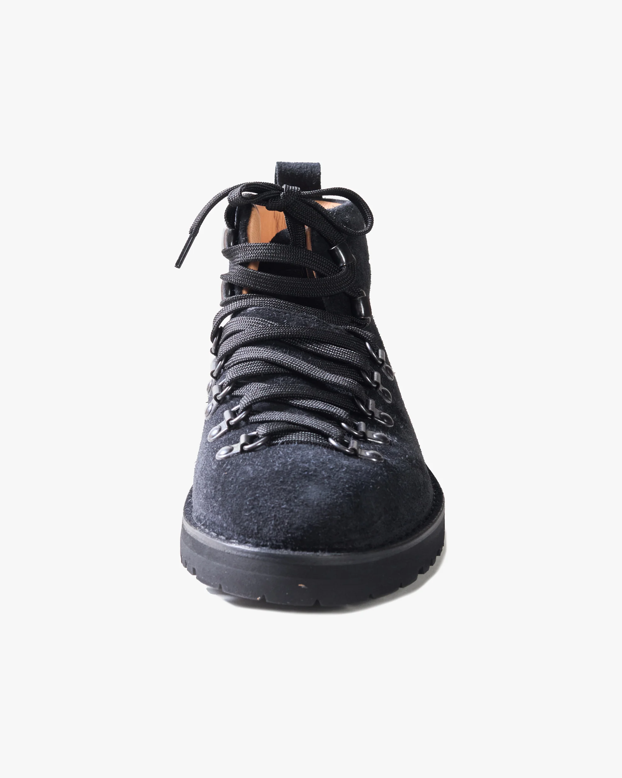Fracap M120 Magnifico Suede Boots - Black / Black Roccia Sole - Image 5