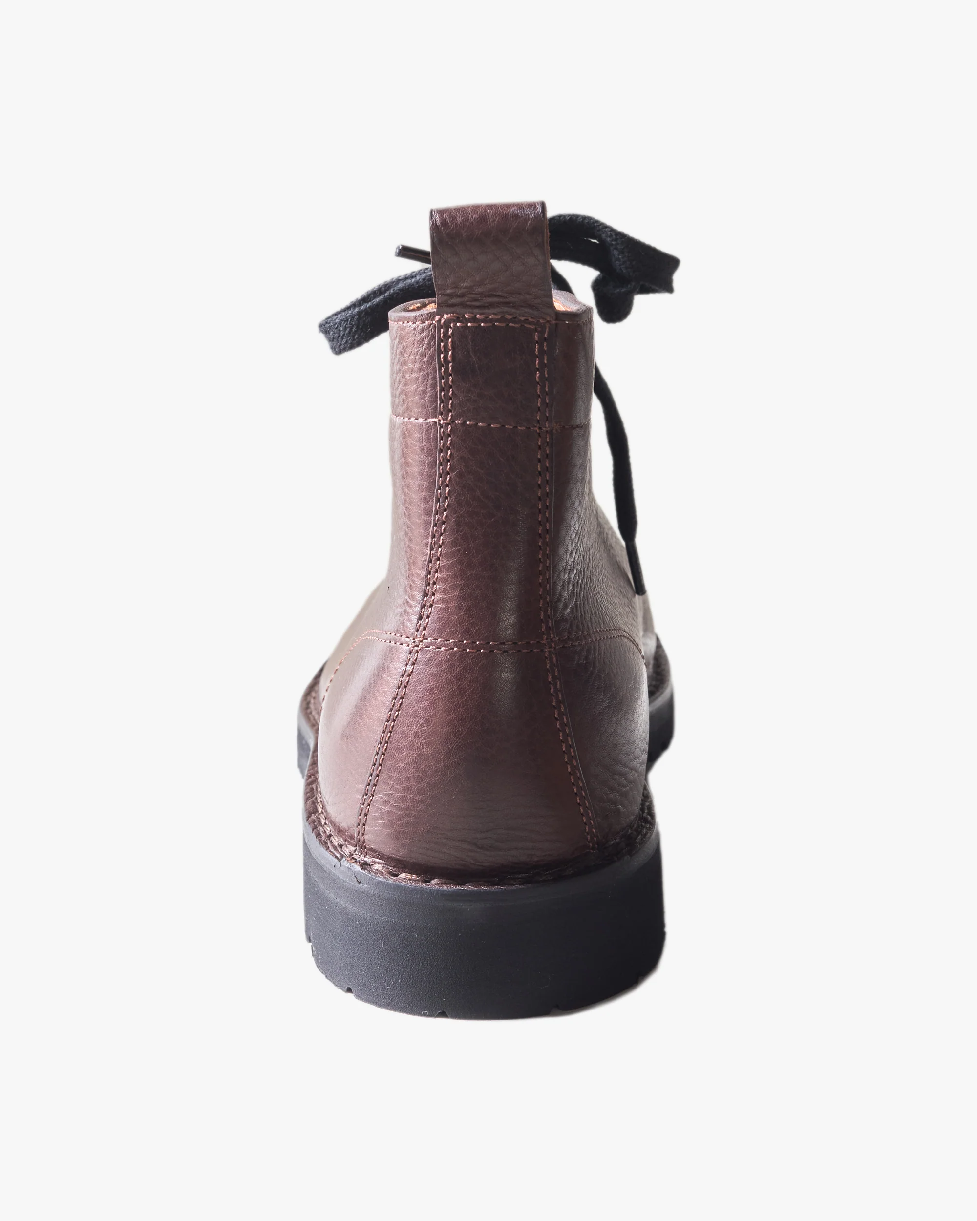 Fracap R200 Leather Monkey Boots - Testa Di Moro / Black Roccia Sole - Image 6
