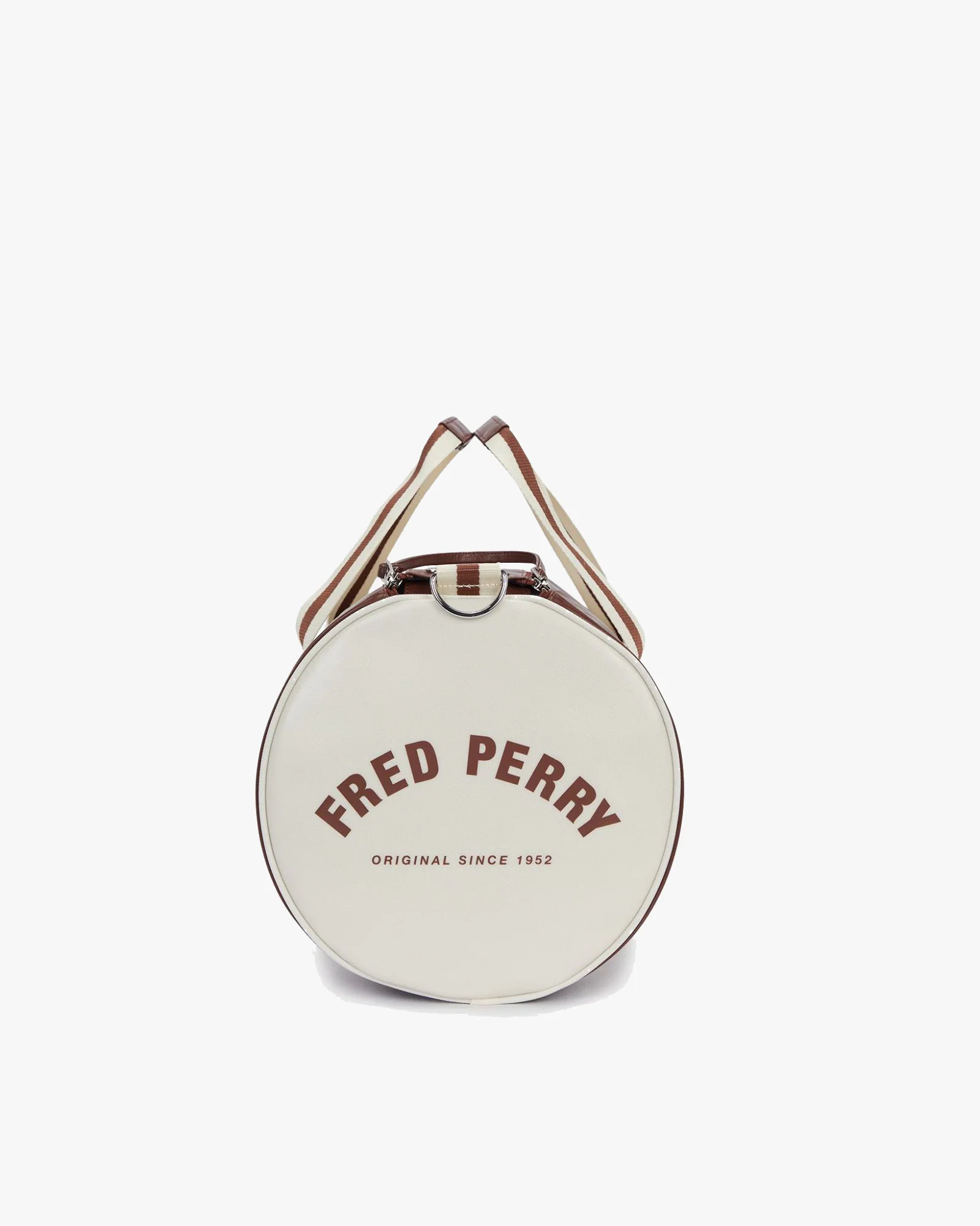 Fred Perry Classic Barrel Bag - Tan / Ecru - Image 6