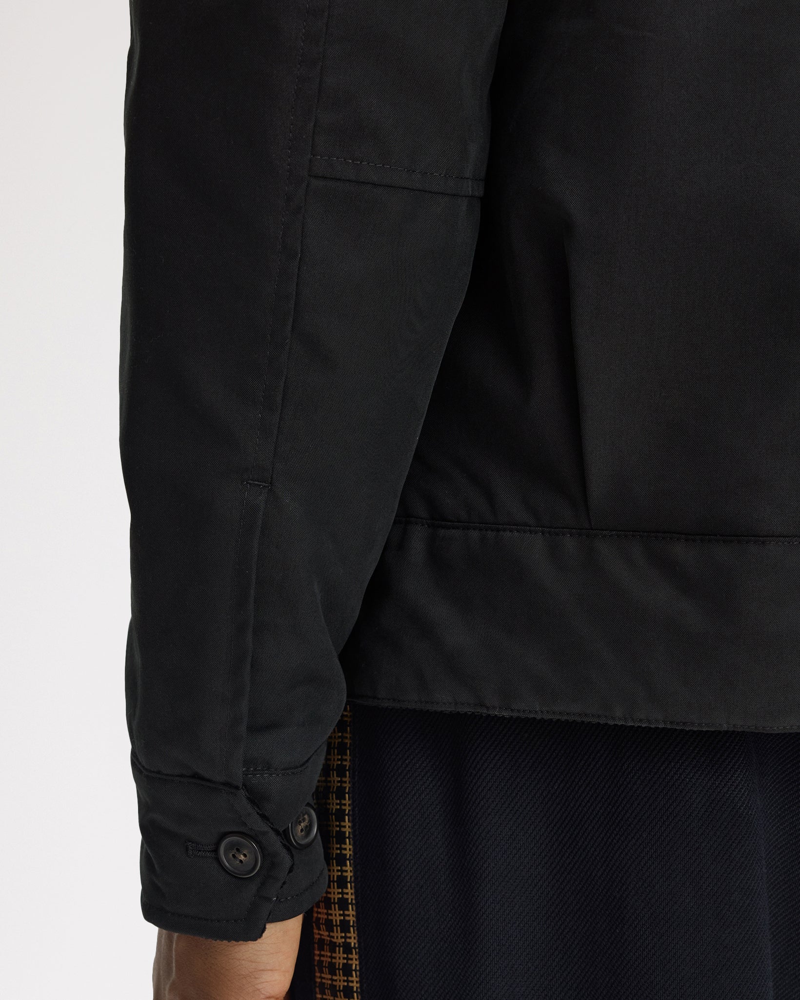 Fred Perry Cotton Caban Jacket - Black - Image 12