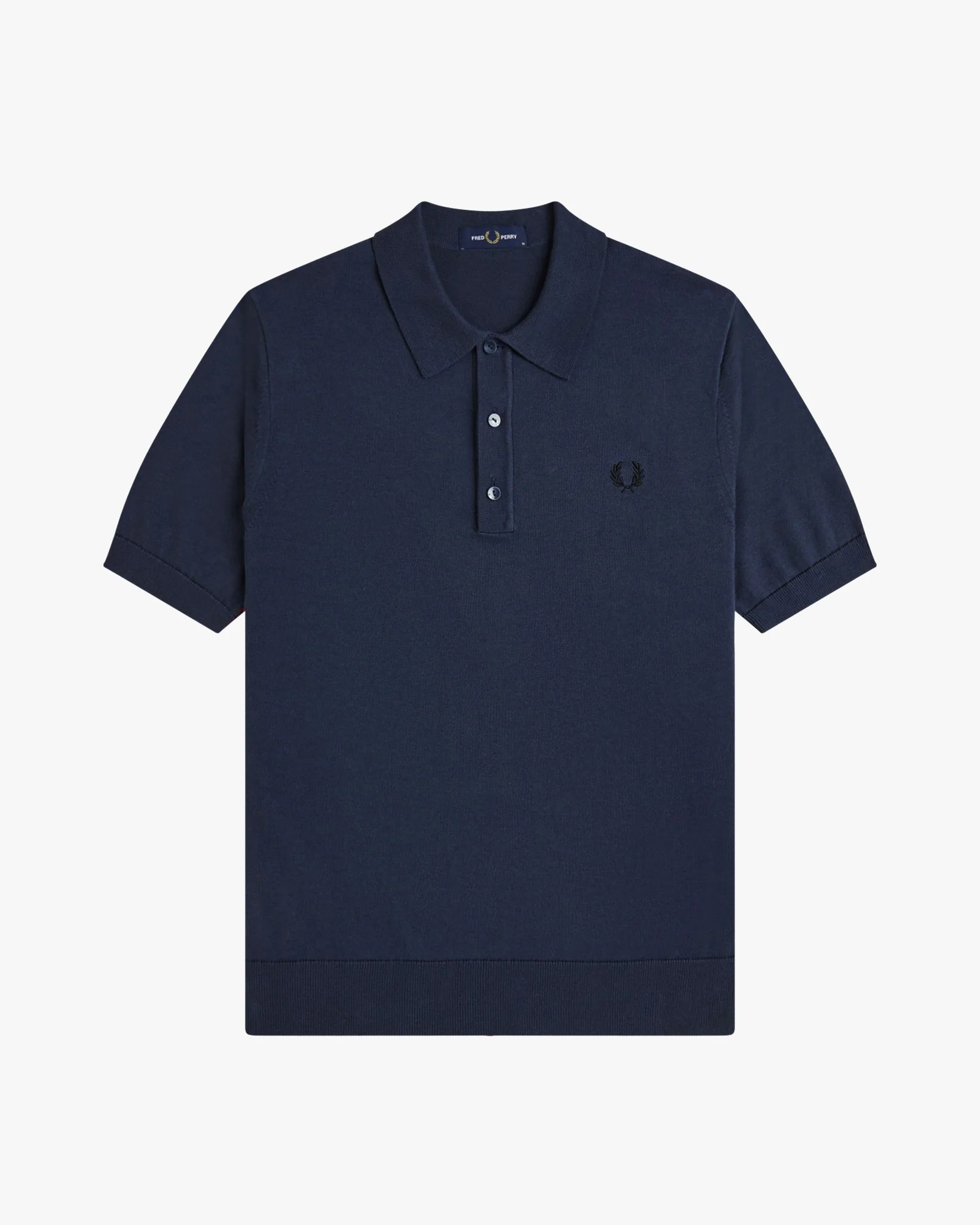 Fred Perry SUPIMA® Cotton Knitted Polo Shirt - Dark Airforce
