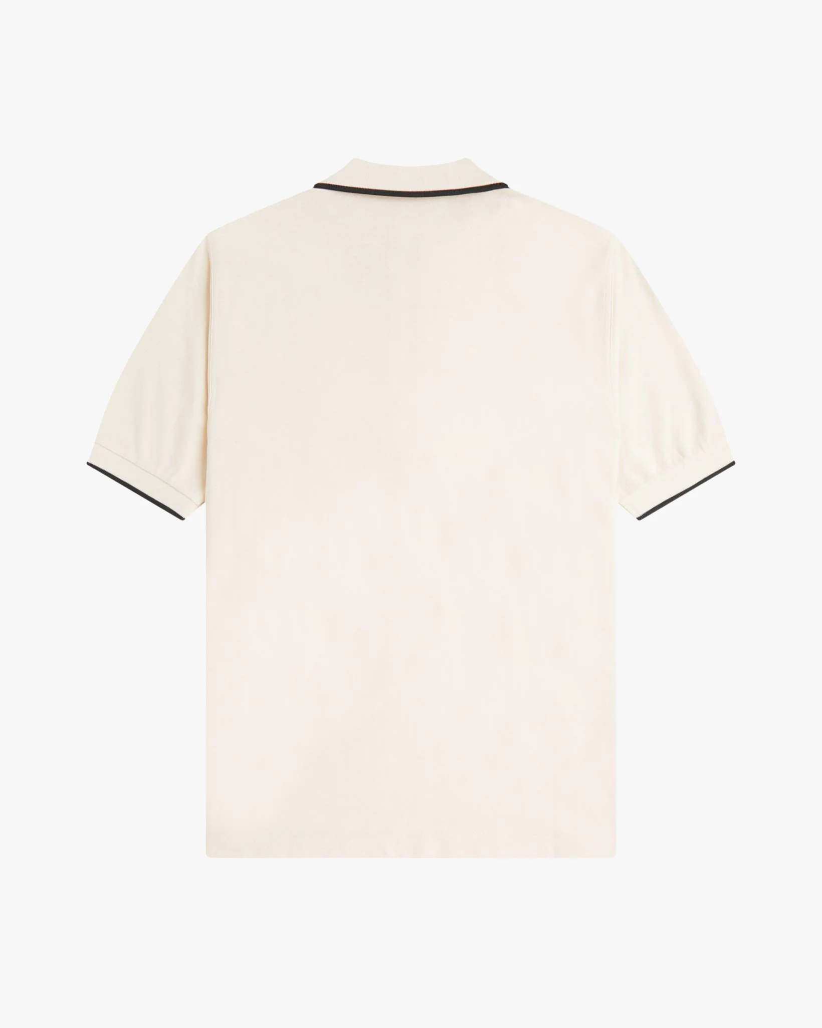 Fred Perry Crepe Pique Polo Shirt - Ecru - Image 9