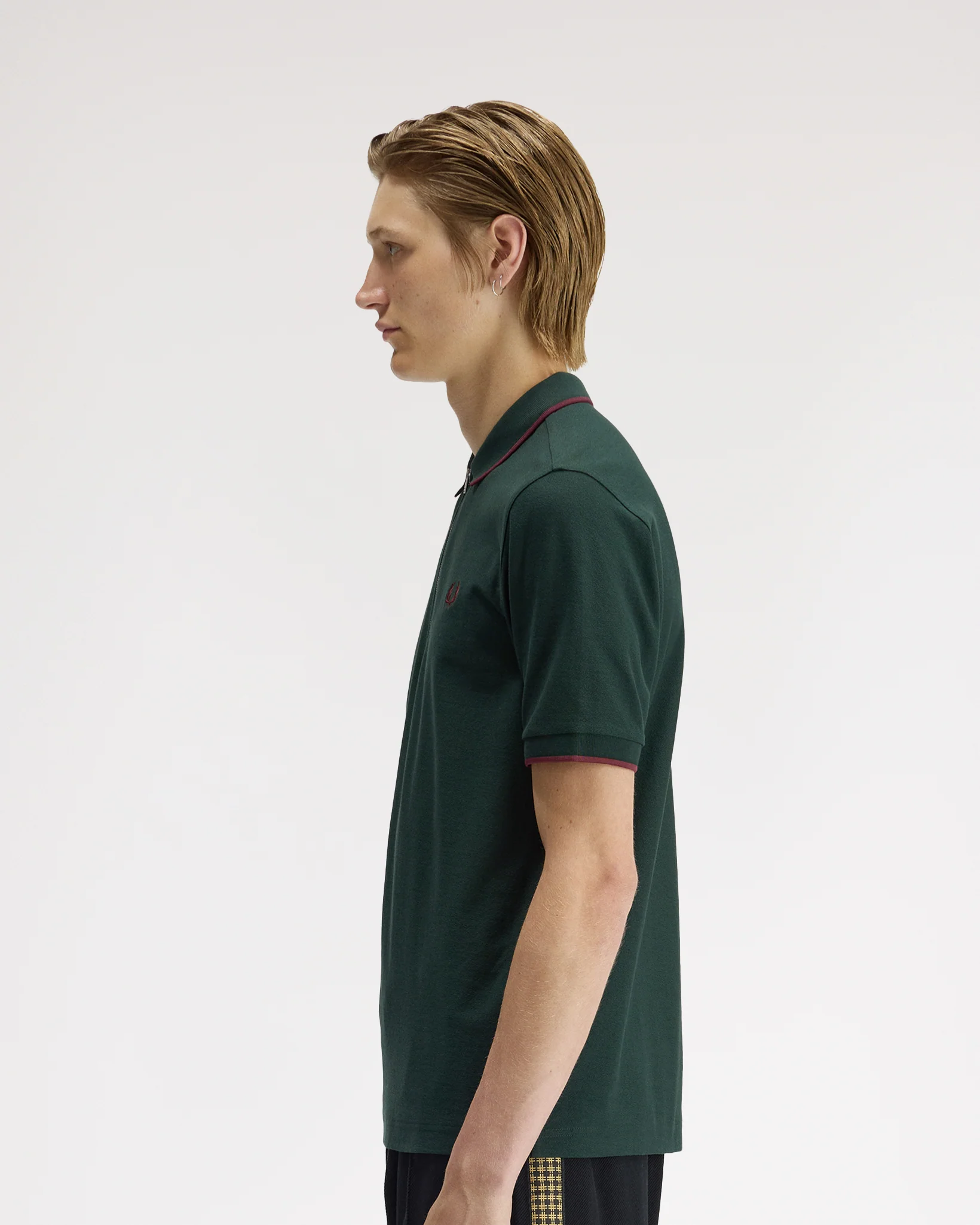 Fred Perry Crepe Pique Polo Shirt - Grassroots - Image 4