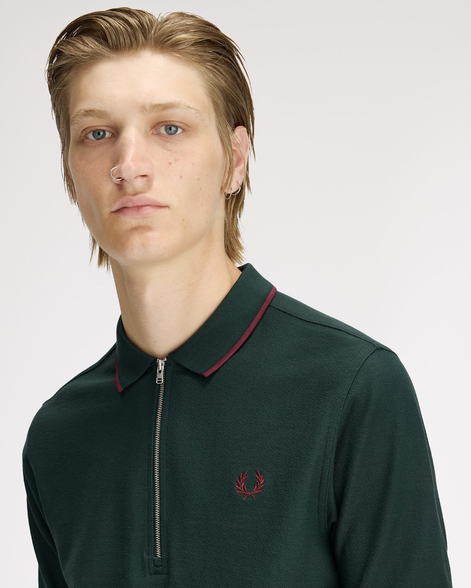 Fred Perry Crepe Pique Polo Shirt - Grassroots - Image 5