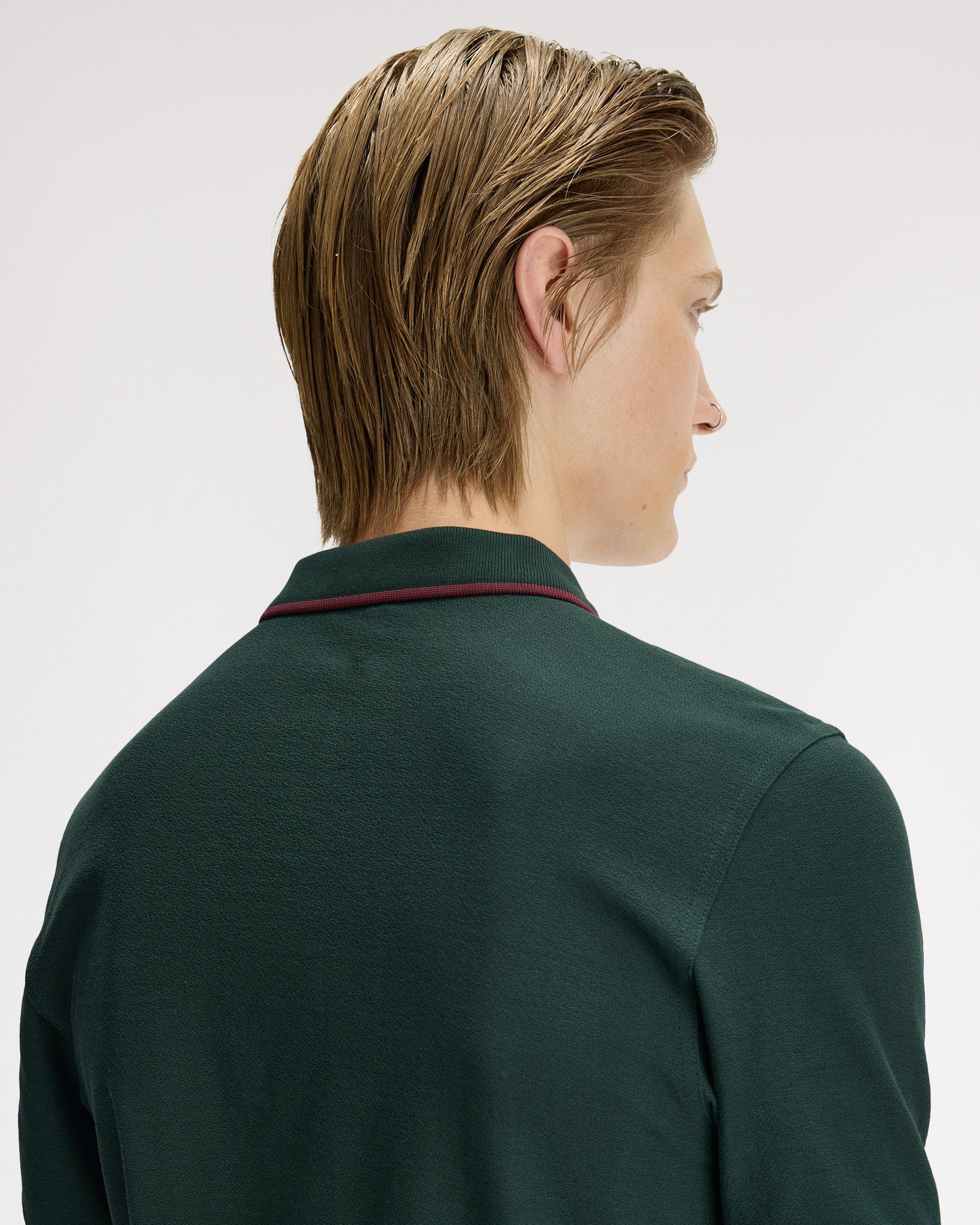 Fred Perry Crepe Pique Polo Shirt - Grassroots - Image 6