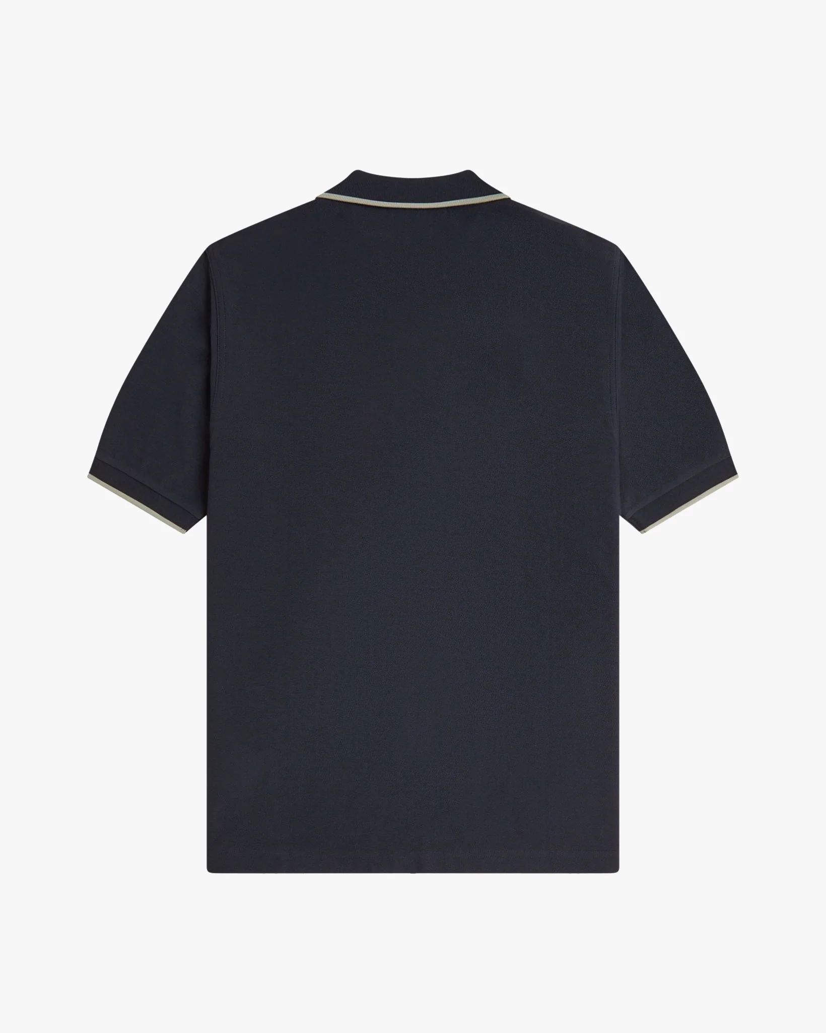 Fred Perry Crepe Pique Polo Shirt - Navy - Image 8