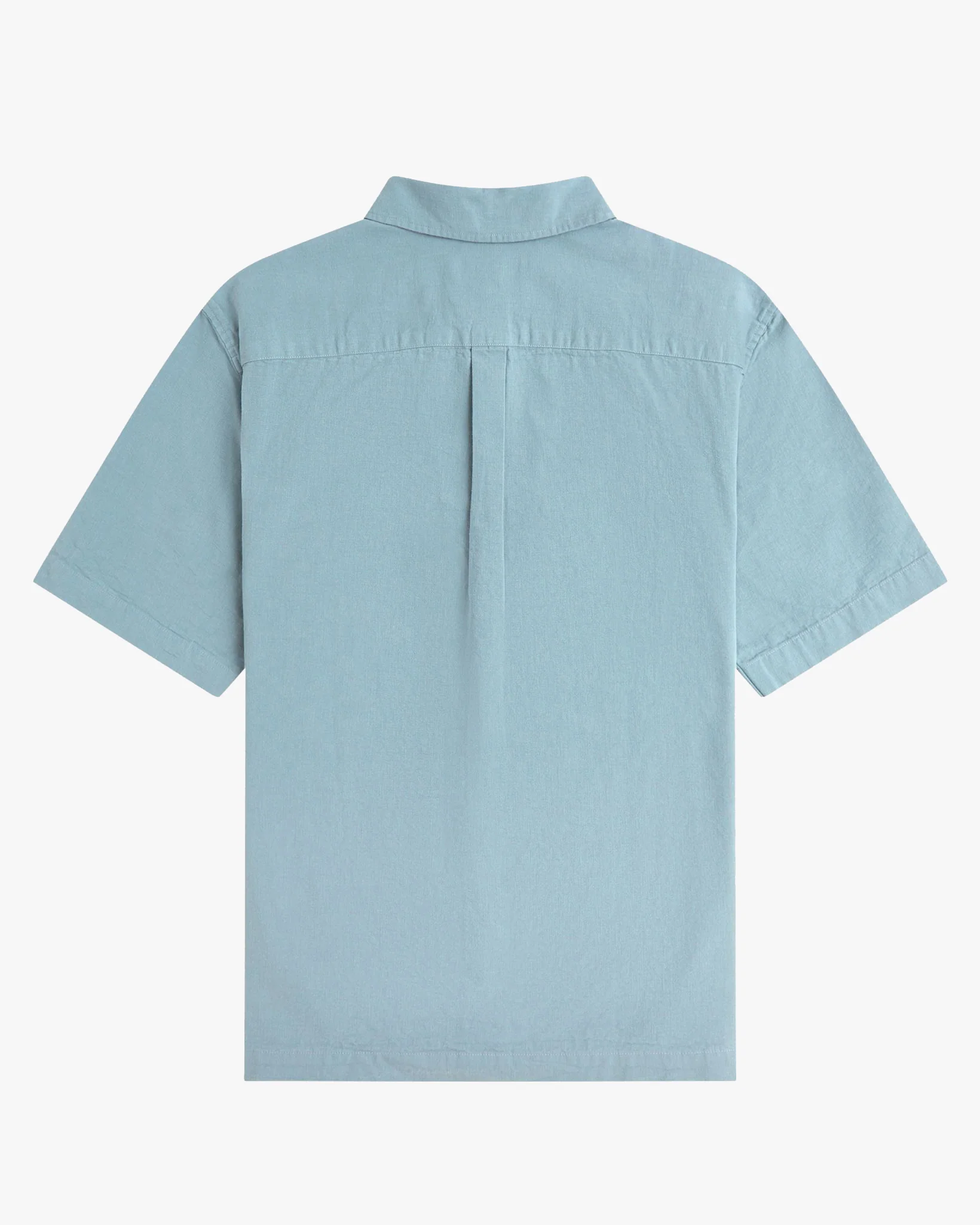 Fred Perry Pocket Detail S/S Shirt - Stockport Blue - Image 7
