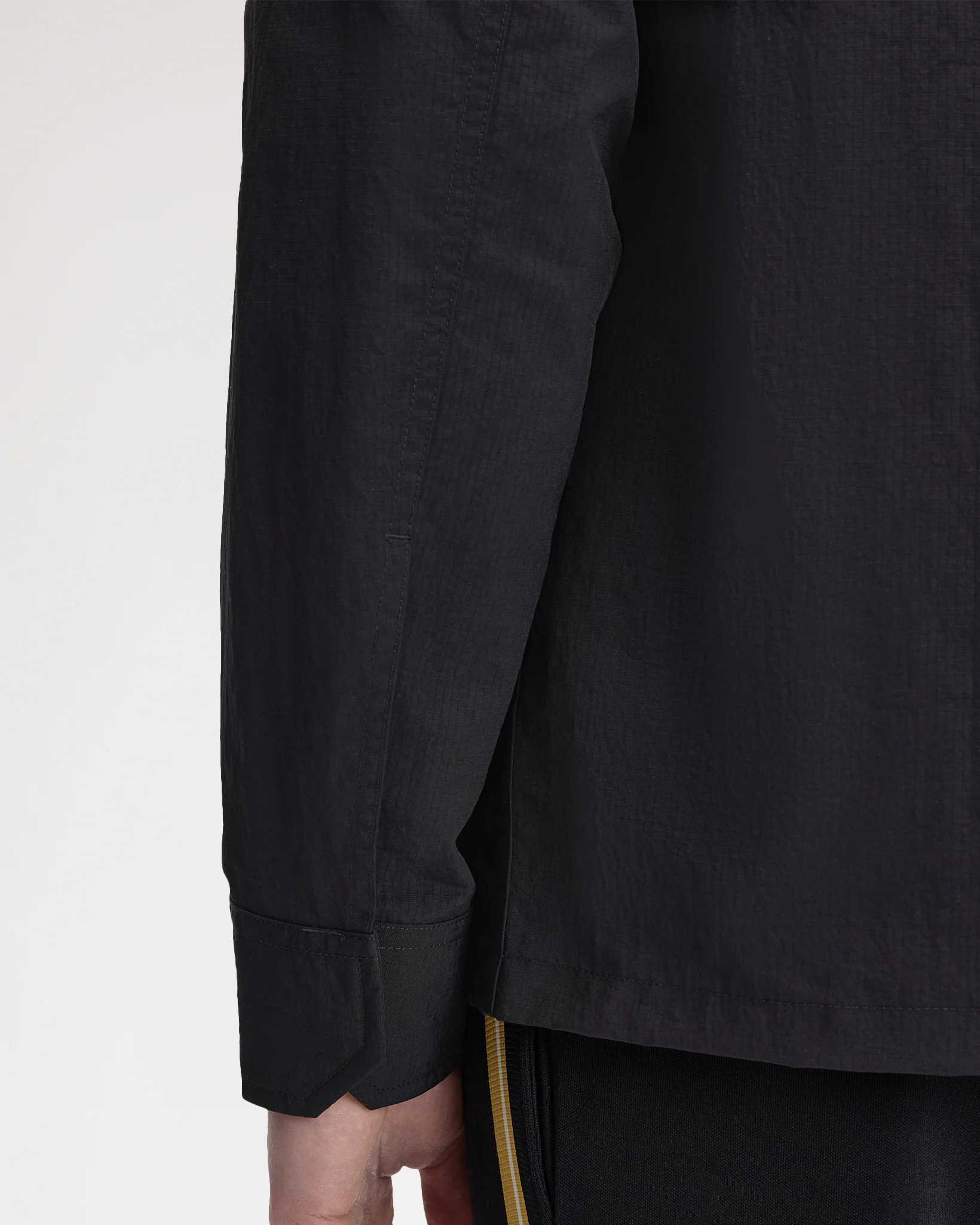 Fred Perry Ripstop Pocket Overshirt - Black - Image 9