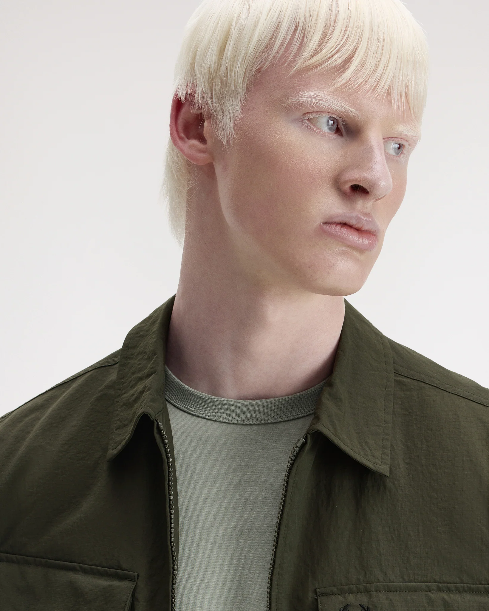 Fred Perry Ripstop Pocket Overshirt - Hunting Green - Image 7