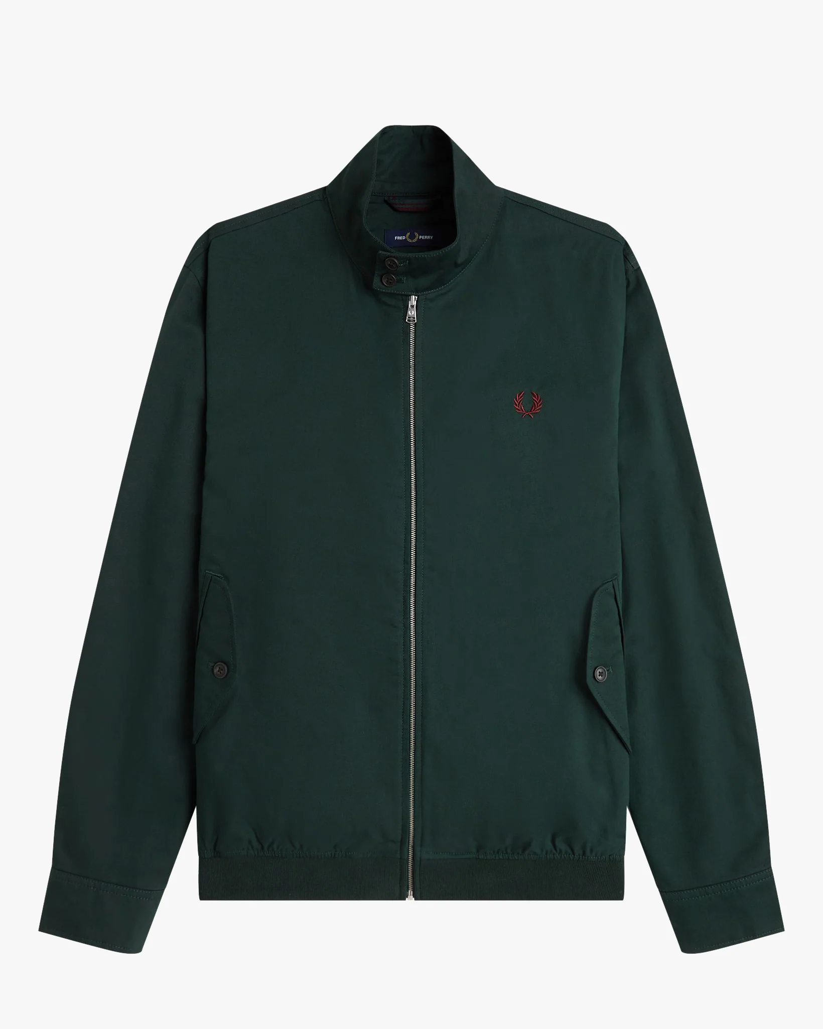 Fred Perry Twill Harrington Jacket - Grassroots