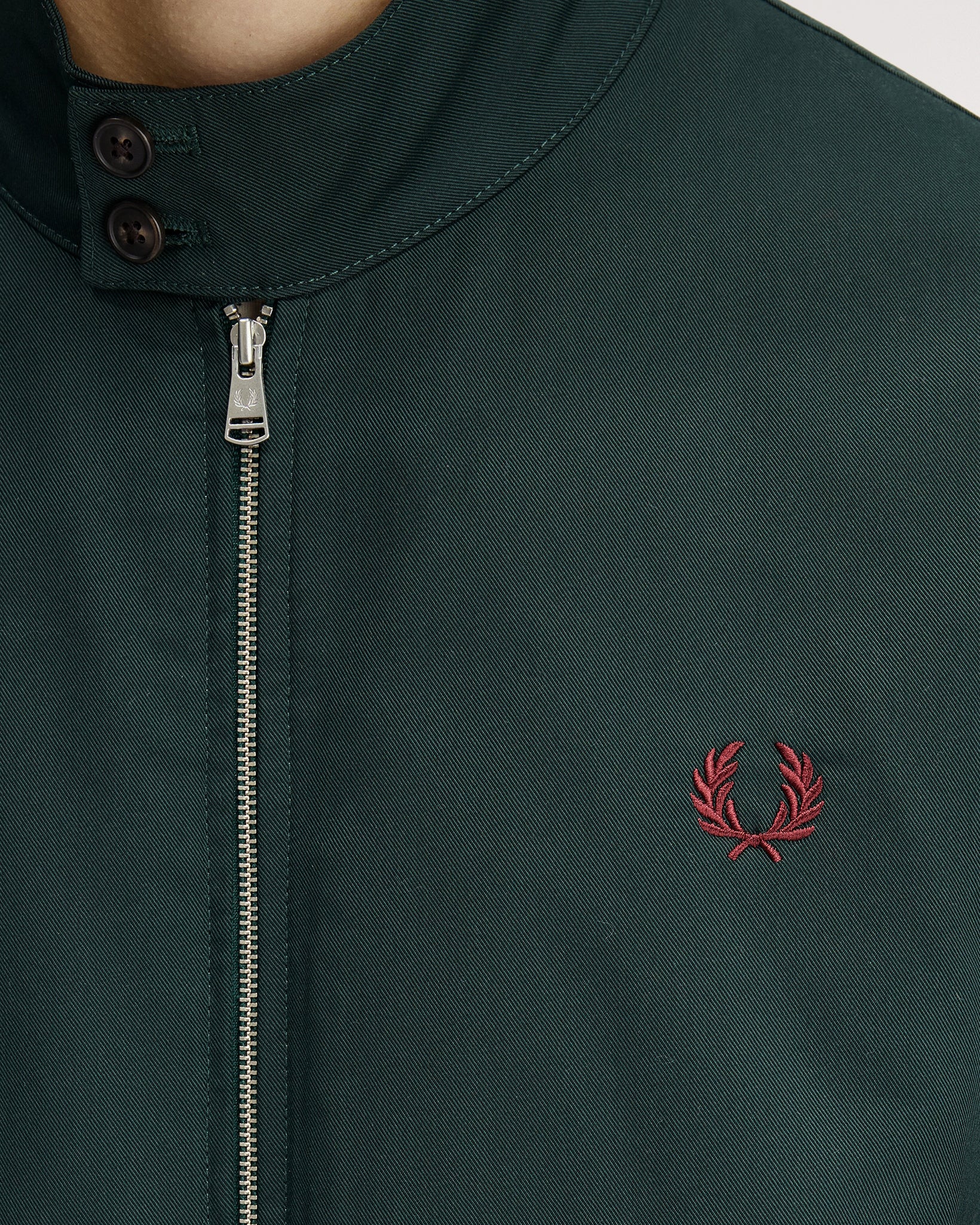 Fred Perry Twill Harrington Jacket - Grassroots - Image 11