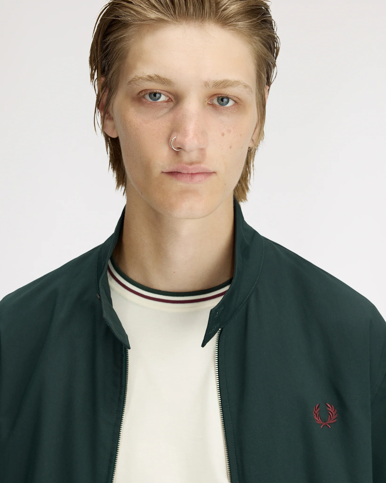 Fred Perry Twill Harrington Jacket - Grassroots - Image 9