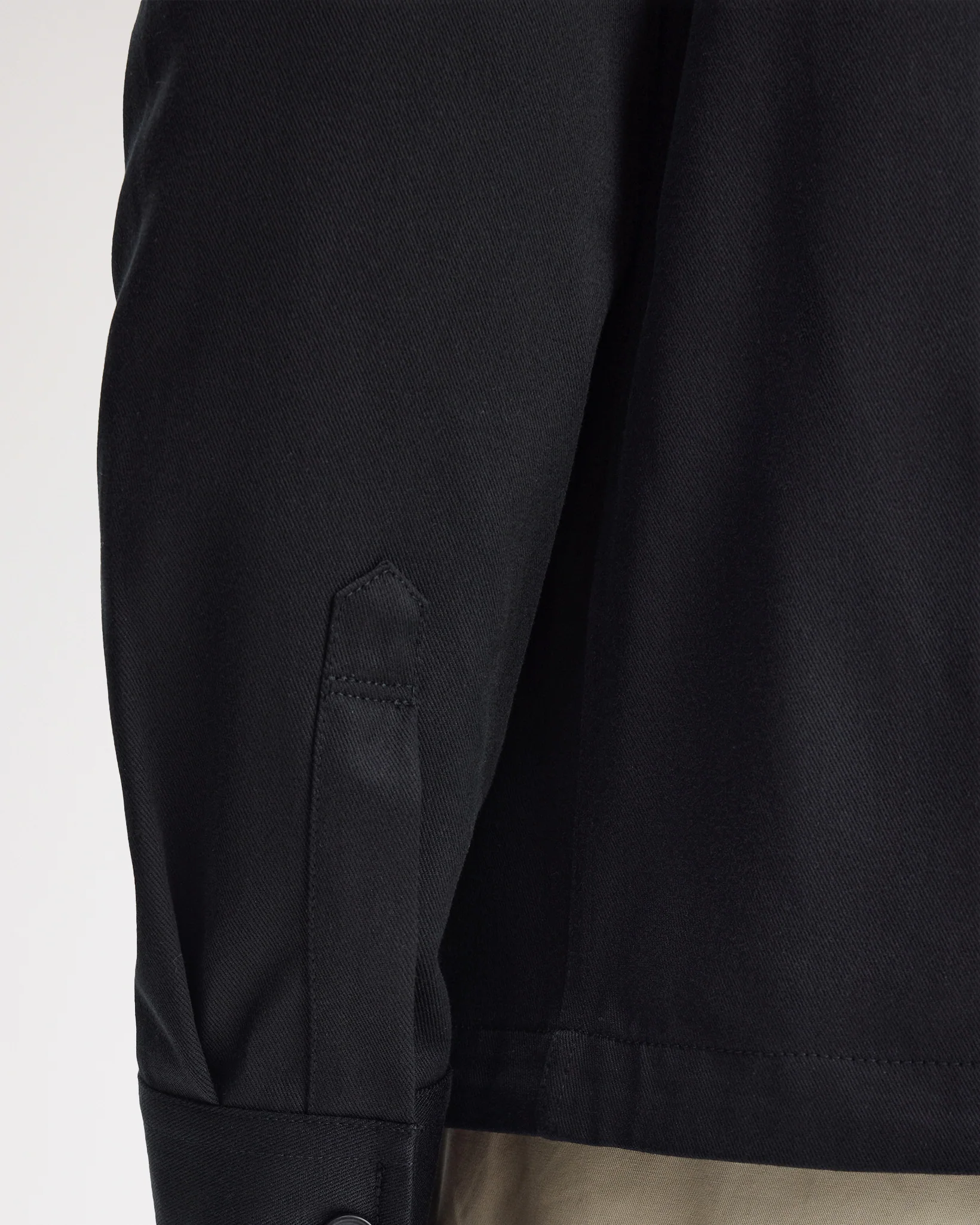 Fred Perry Twill Overshirt - Black - Image 7