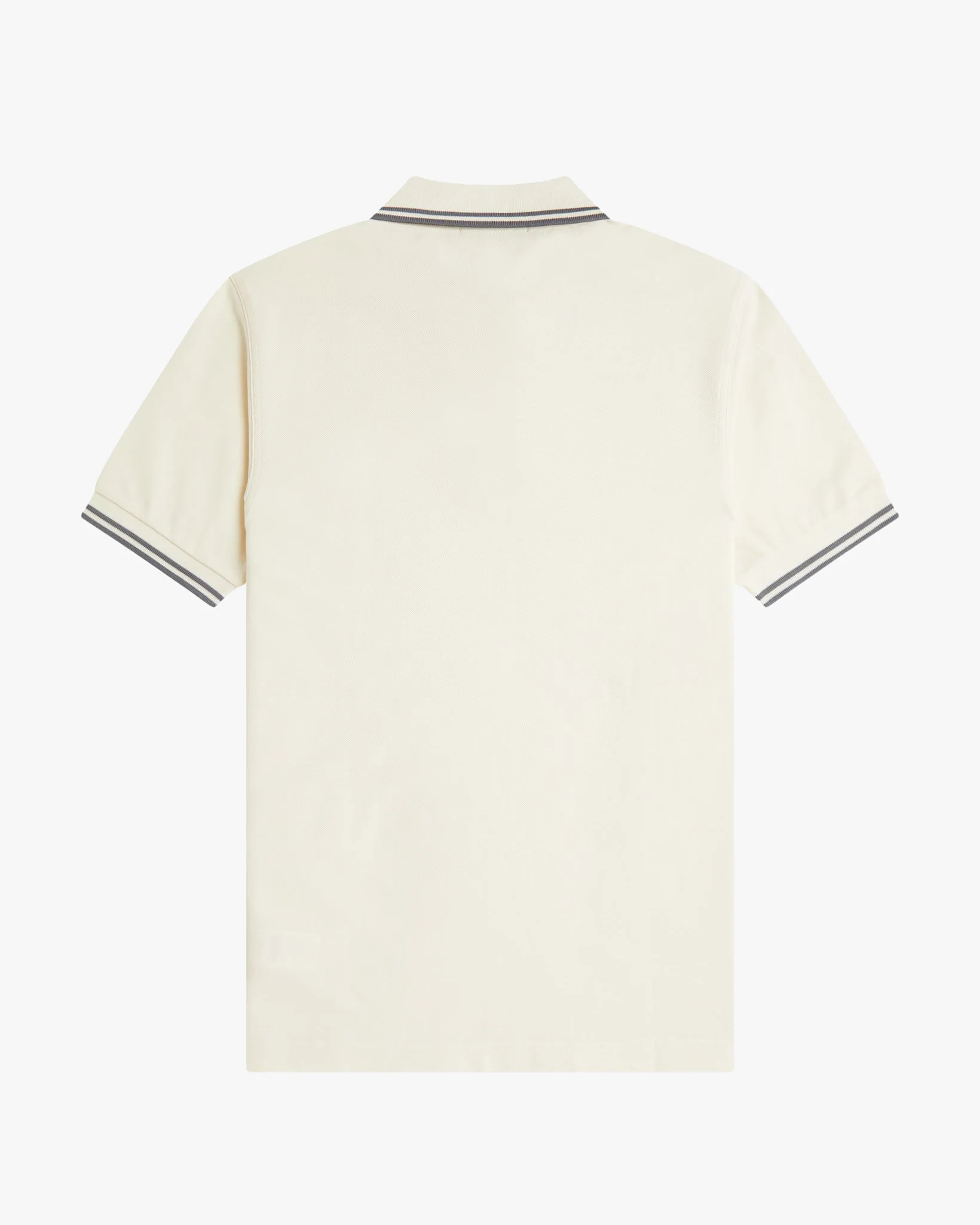 Fred Perry Twin Tipped Polo Shirt - Ecru / Stockport Blue - Image 8