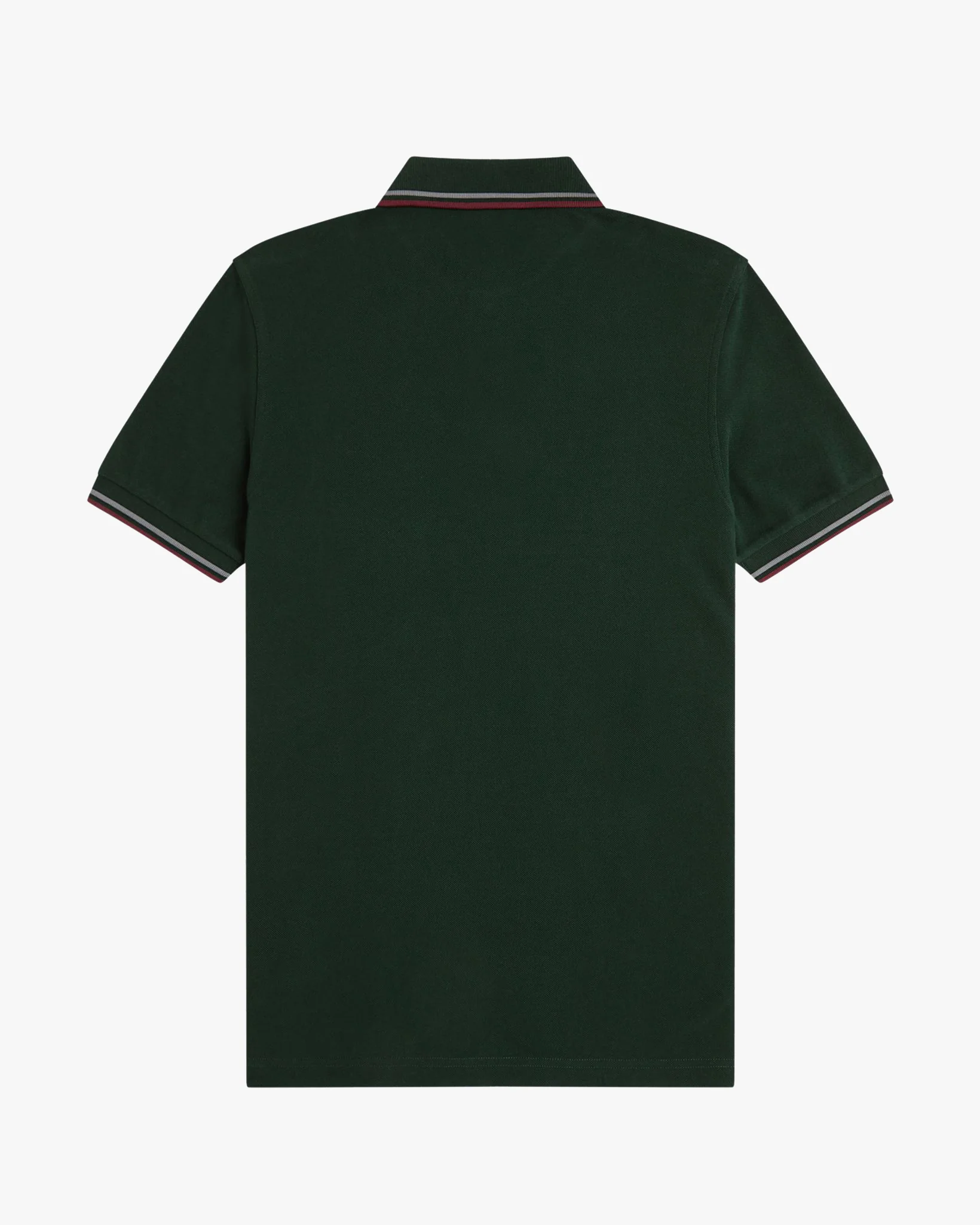 Fred Perry Twin Tipped Polo Shirt - Grassroots / Stockport Blue / Oxblood - Image 10