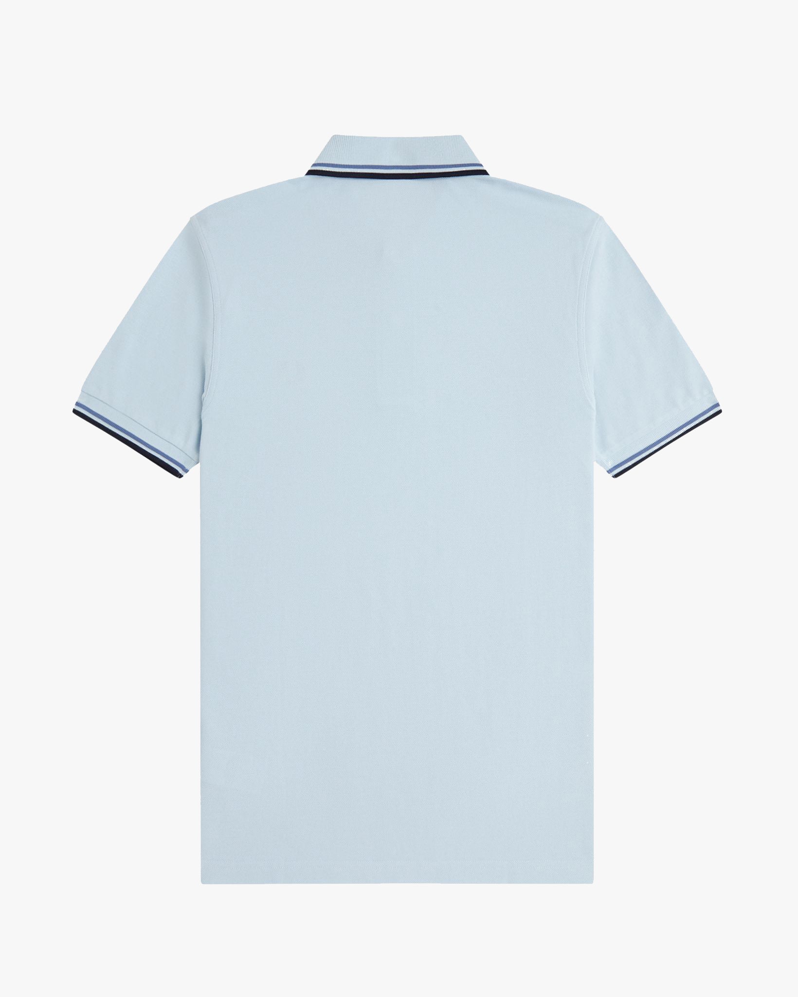 Fred Perry Twin Tipped Polo Shirt - Light Ice / Ace Blue / Navy - Image 9