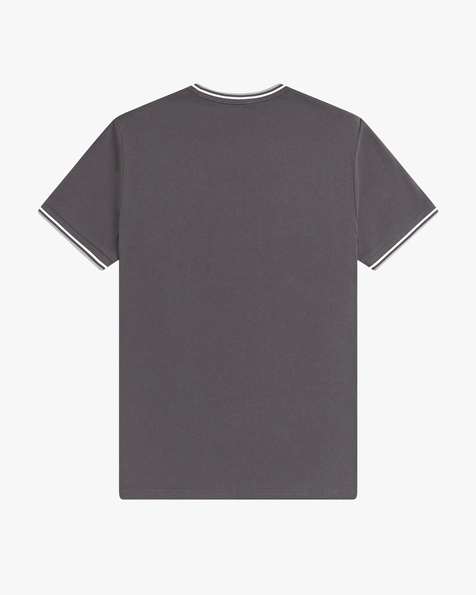Fred Perry Twin Tipped T Shirt - Anchor Grey / Ecru / Seagrass - Image 7
