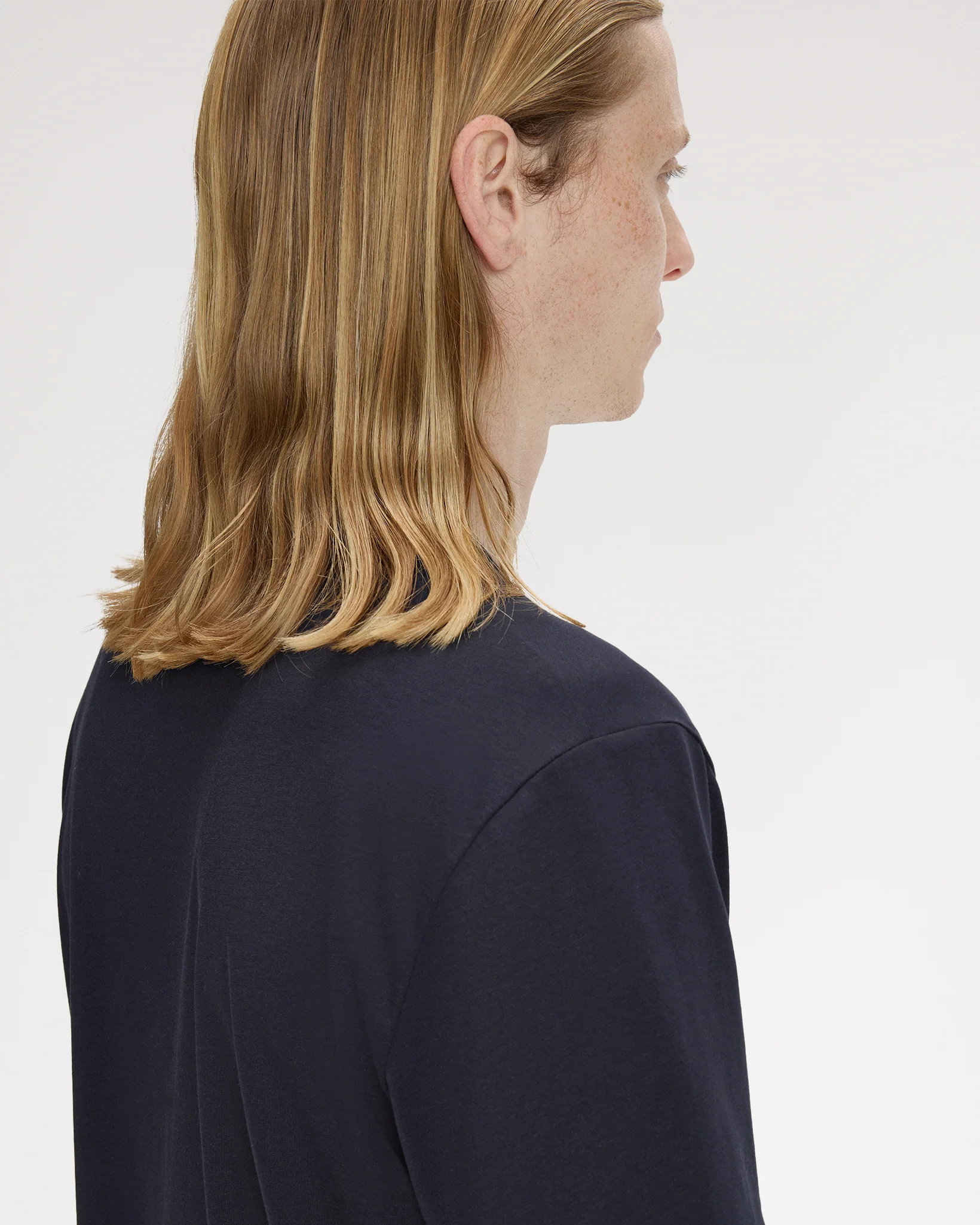 Fred Perry Twin Tipped T Shirt - Navy / Seagrass - Image 6