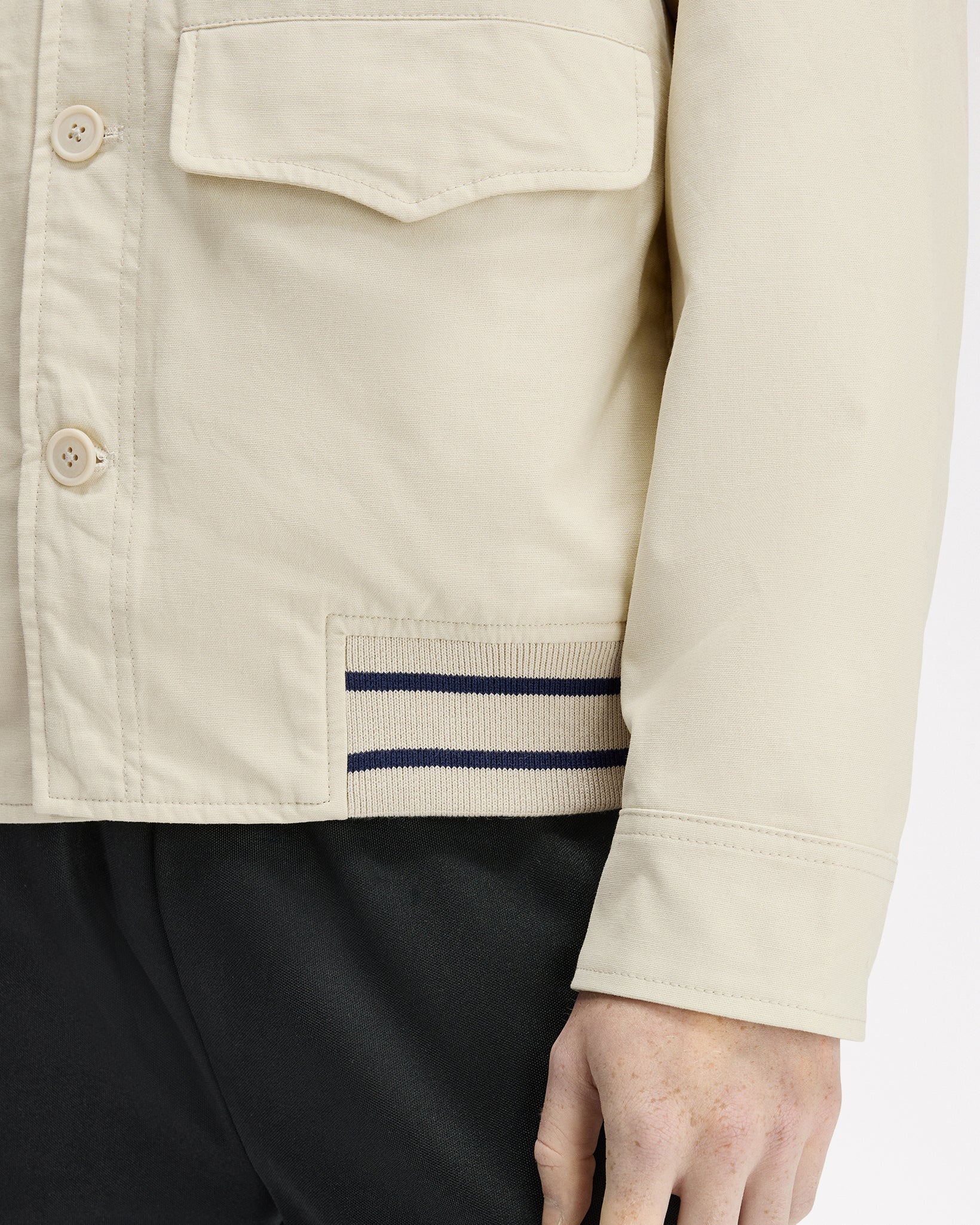 Fred Perry Umpire Bomber Jacket - Oatmeal - Image 10