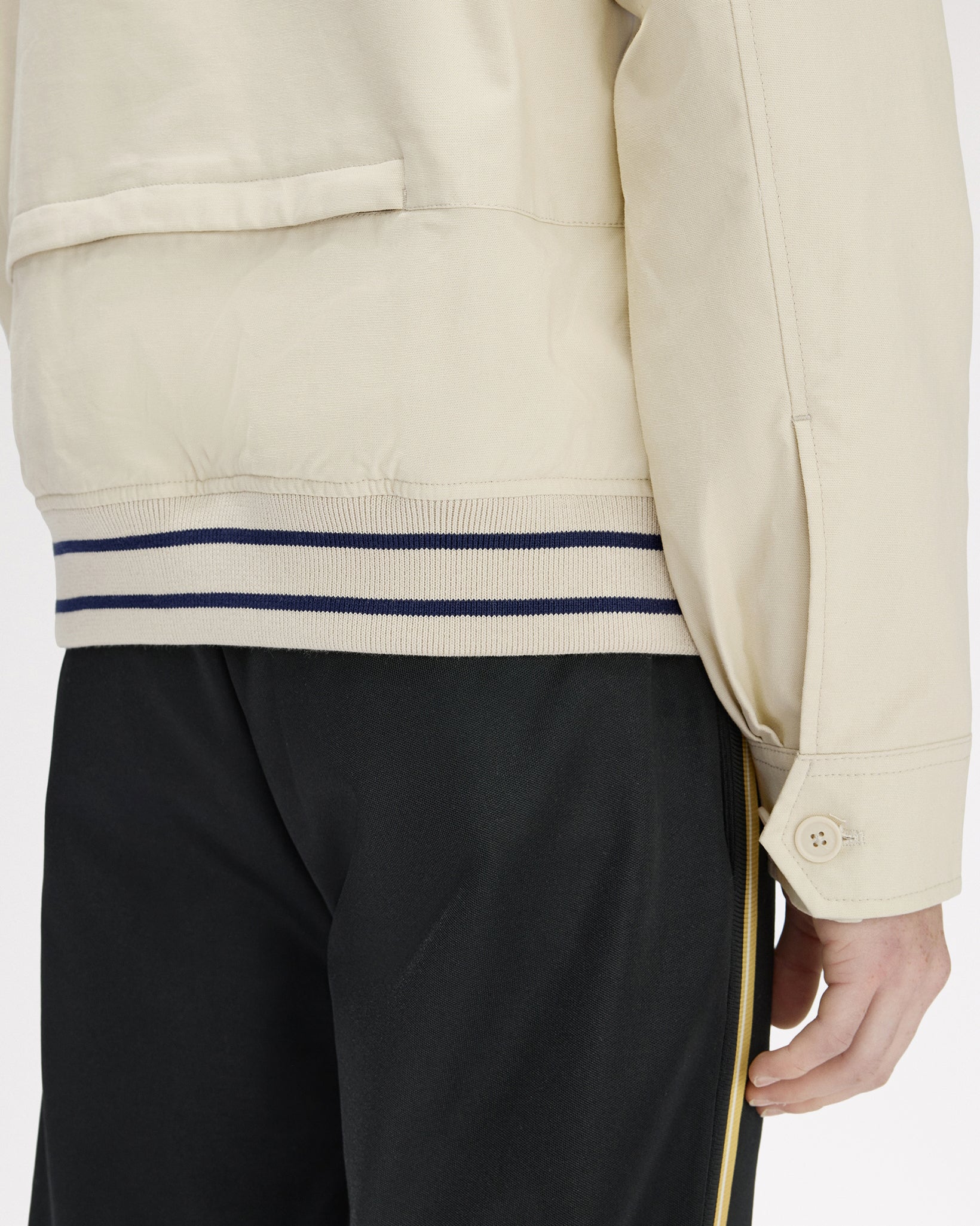 Fred Perry Umpire Bomber Jacket - Oatmeal - Image 11