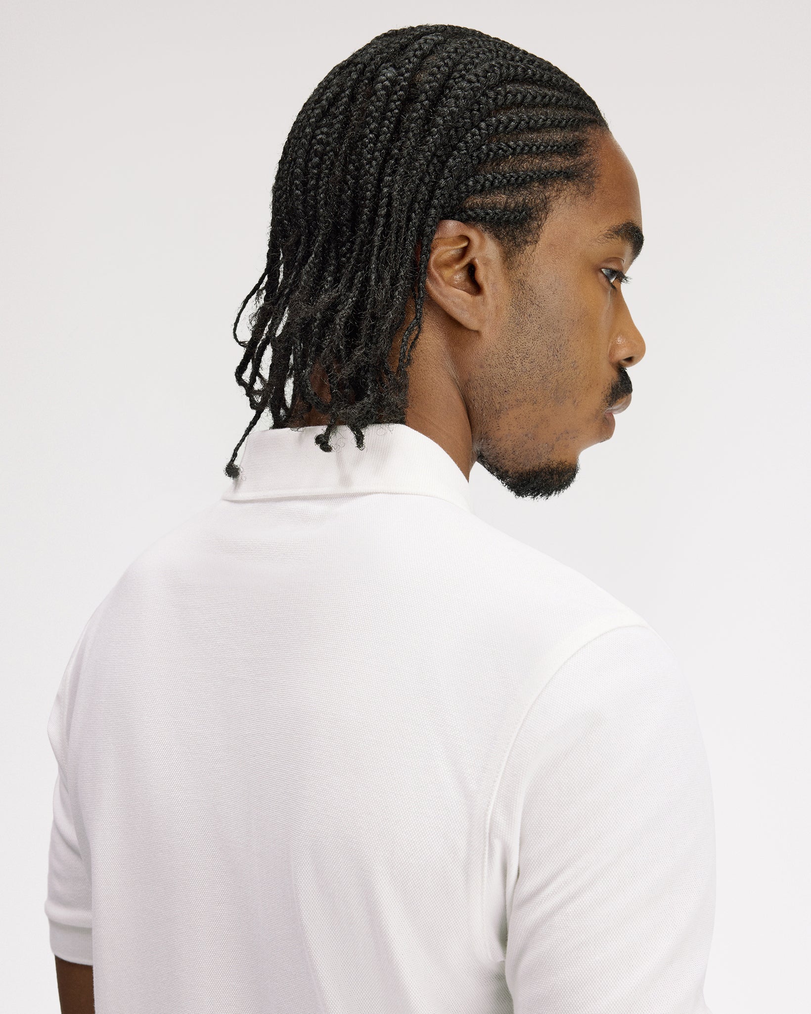 Fred Perry Vertical Stripe Polo Shirt - Snow White - Image 7