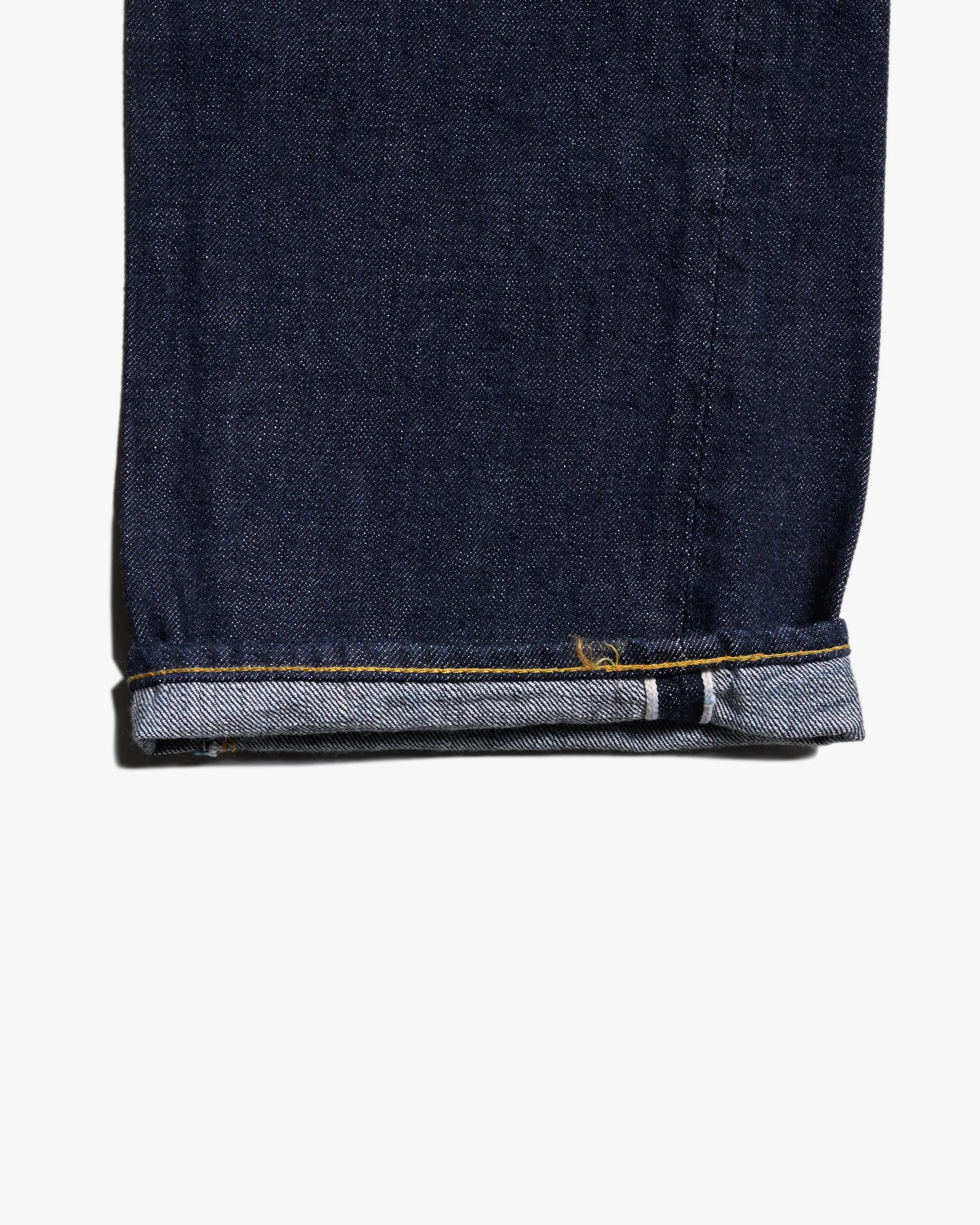 Fullcount 1101W 13.7oz Selvedge Straight Fit Mens Jeans - Indigo Onewash - Image 11