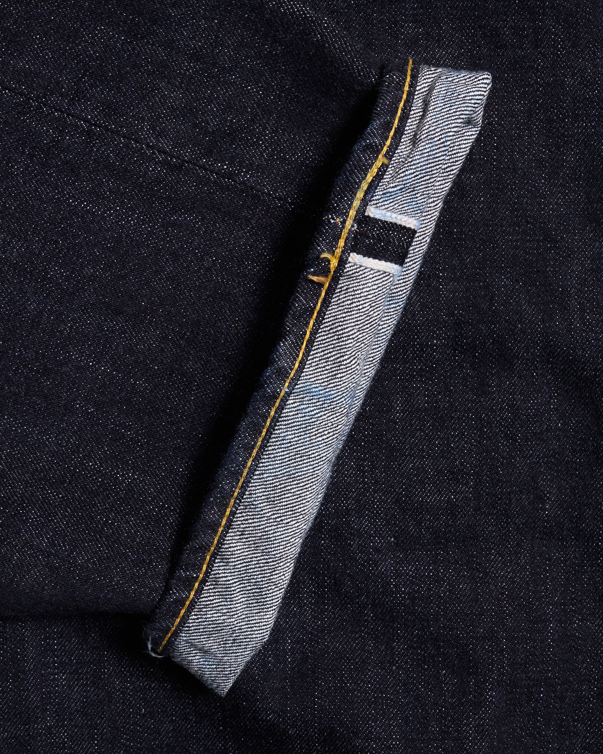 Fullcount 1101XXW 15.5oz Selvedge Straight Fit Mens Jeans - Indigo Onewash - Image 10