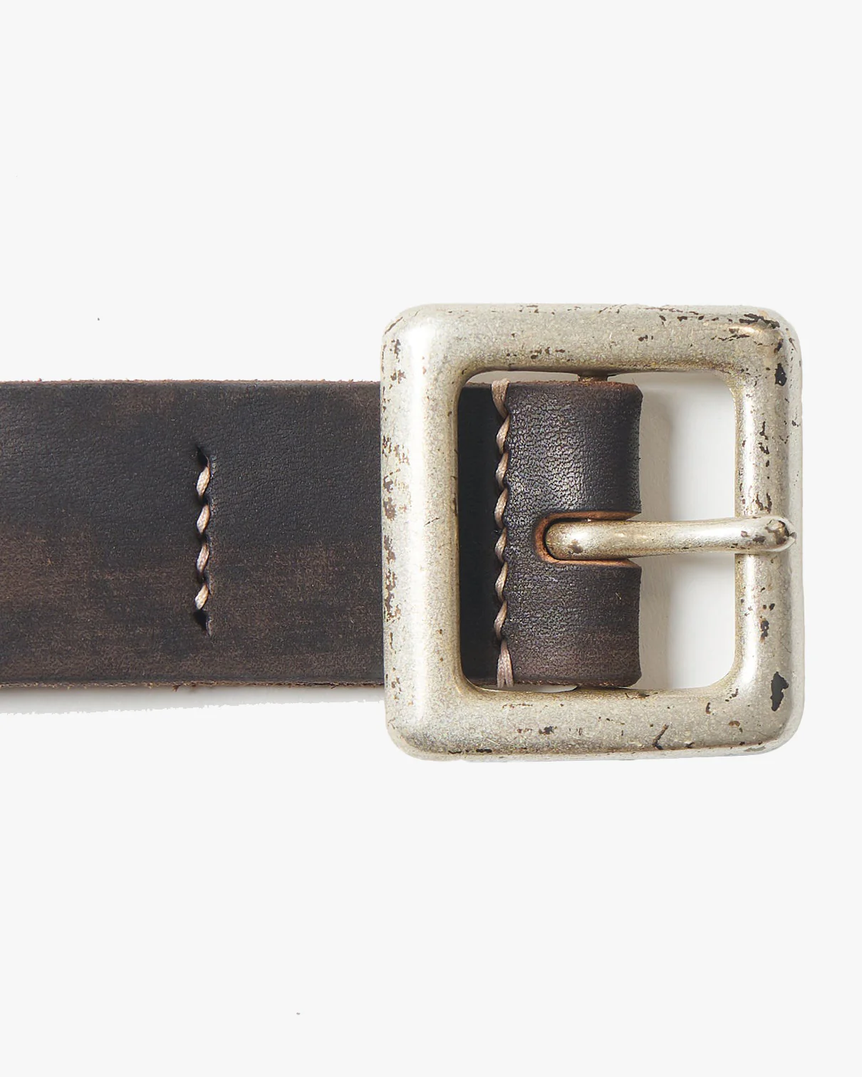 Fullcount 6211 Wild Leather Garrison Belt - Black - Image 2