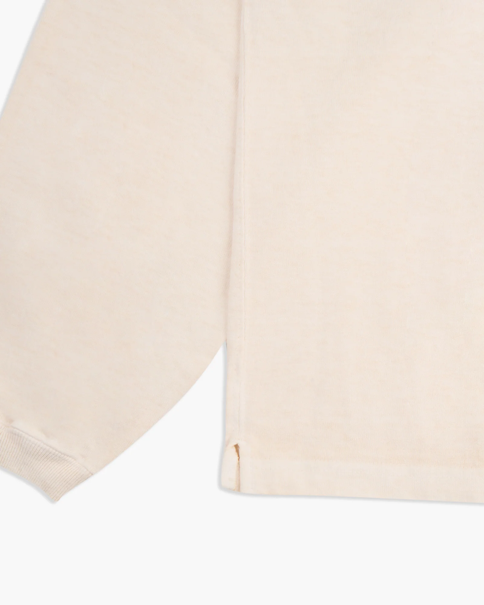 Good On L/S Heavy Crew Tee - Pigment Dyed Natural - Image 3
