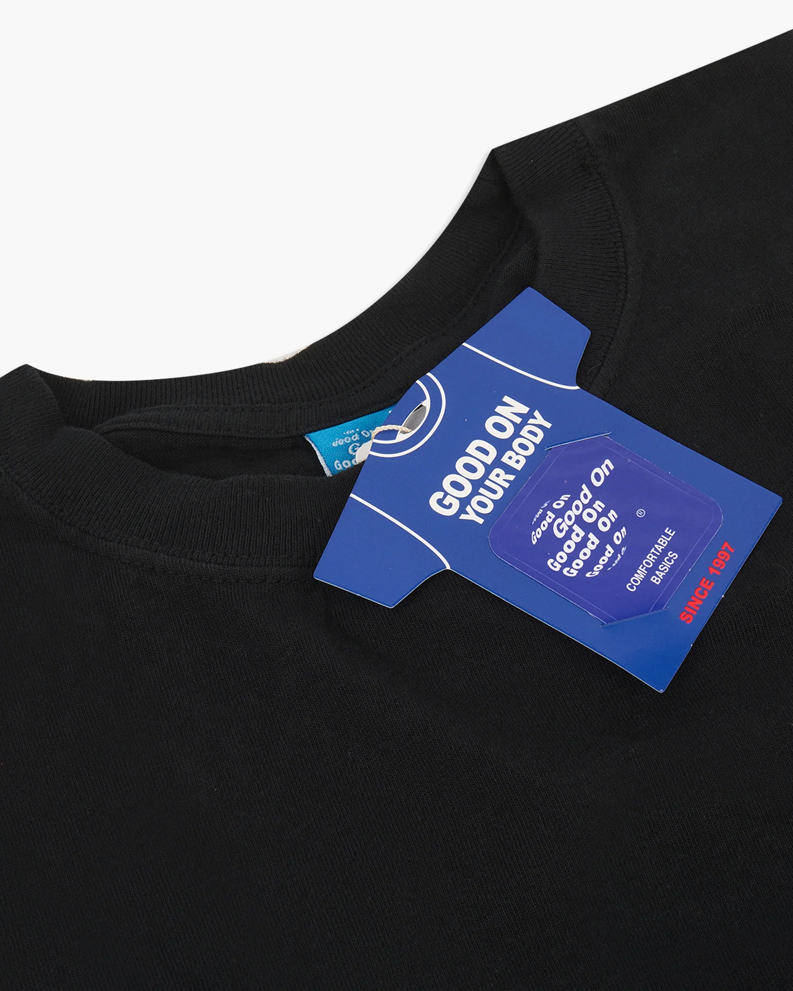 Good On S/S Crew Tee - Black - Image 2