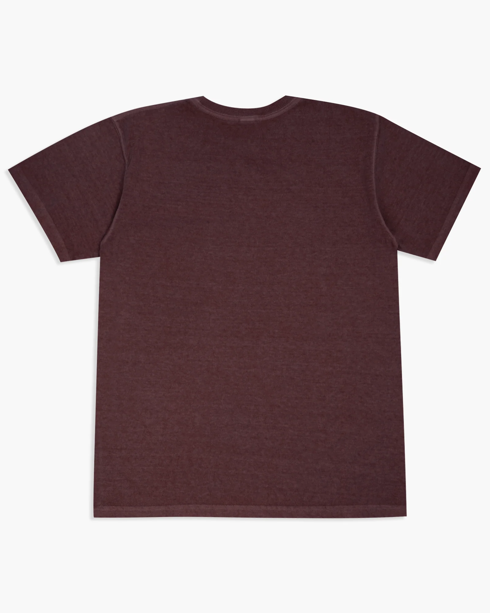 Good On S/S Crew Tee - Pigment Dyed Bordeaux - Image 3