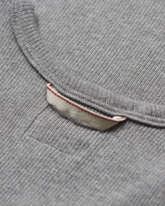 Hemen Biarritz Gari Ribbed Tank Top - Heather Grey - Image 4