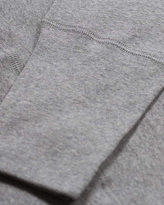 Hemen Biarritz Harri L/S Henley - Heather Grey - Image 4